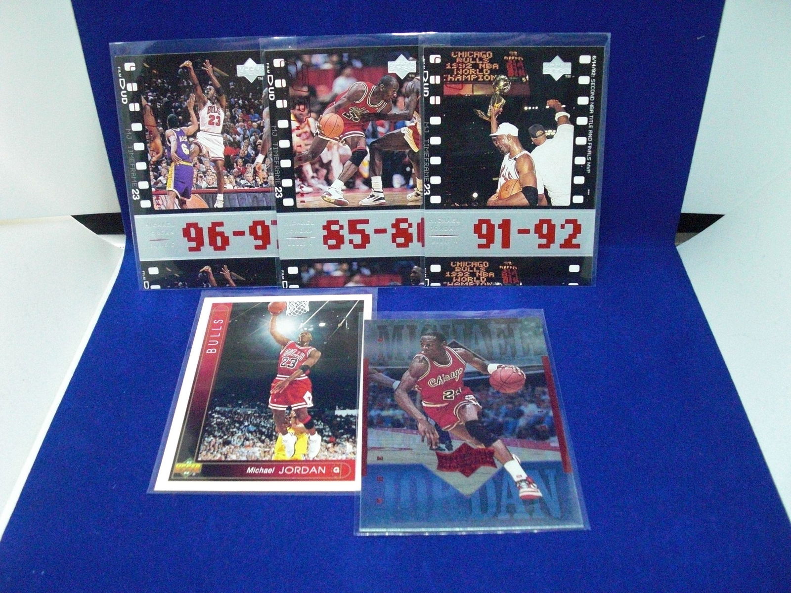 Lot of five Michael Jordan cards (1 of 1)