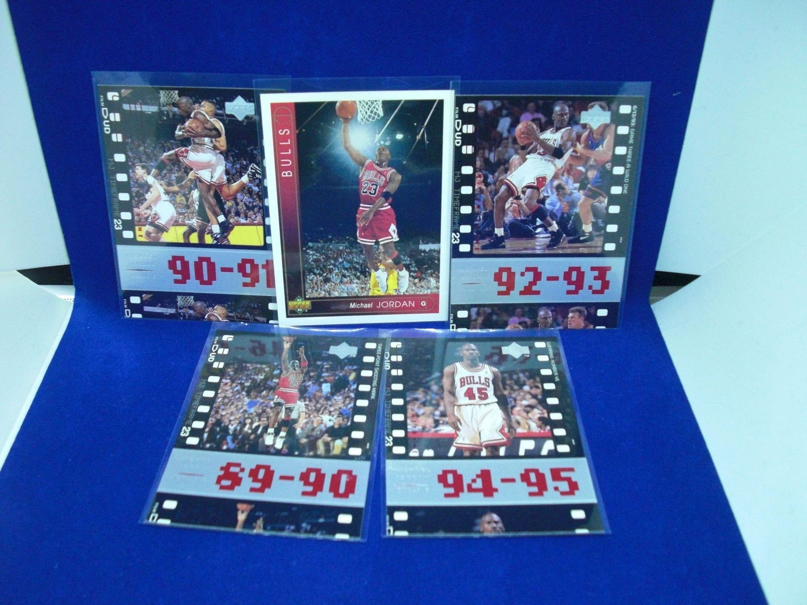 Lot of five Michael Jordan cards (1 of 1)