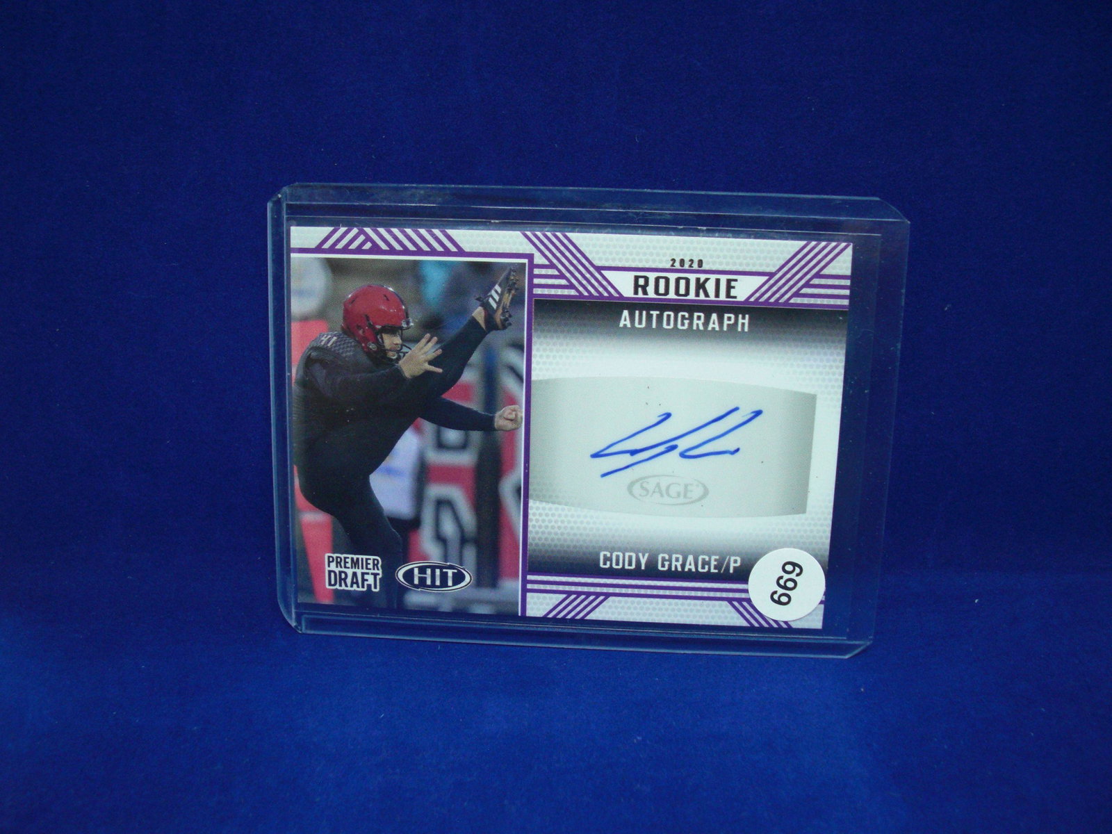 Cody grace autographed rookie card: Cody grace autographed rookie card