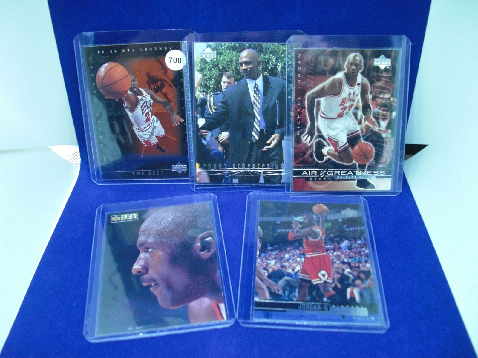Lot of five Michael Jordan cards (1 of 1)