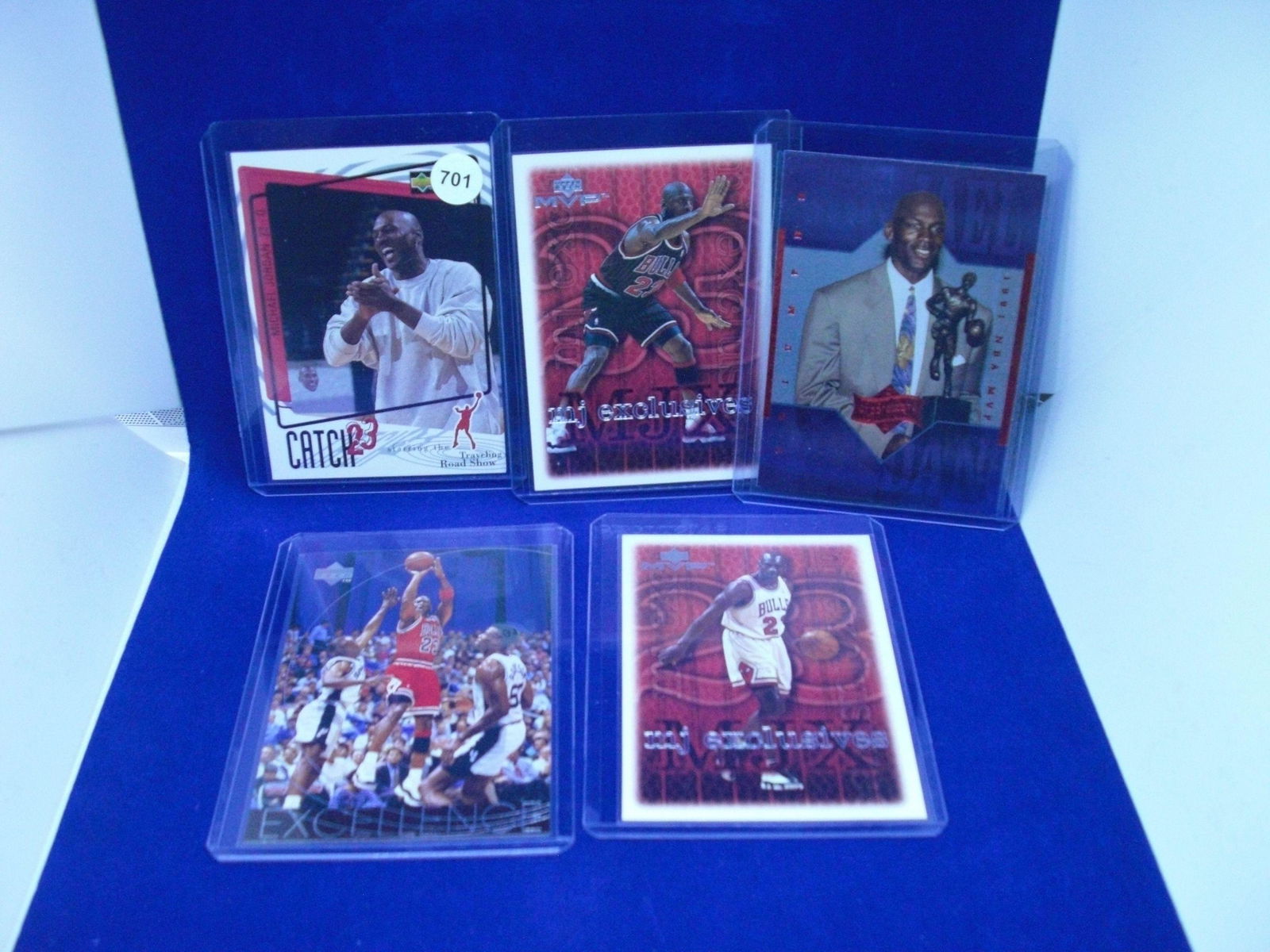 Lot of five Michael Jordan cards (1 of 1)