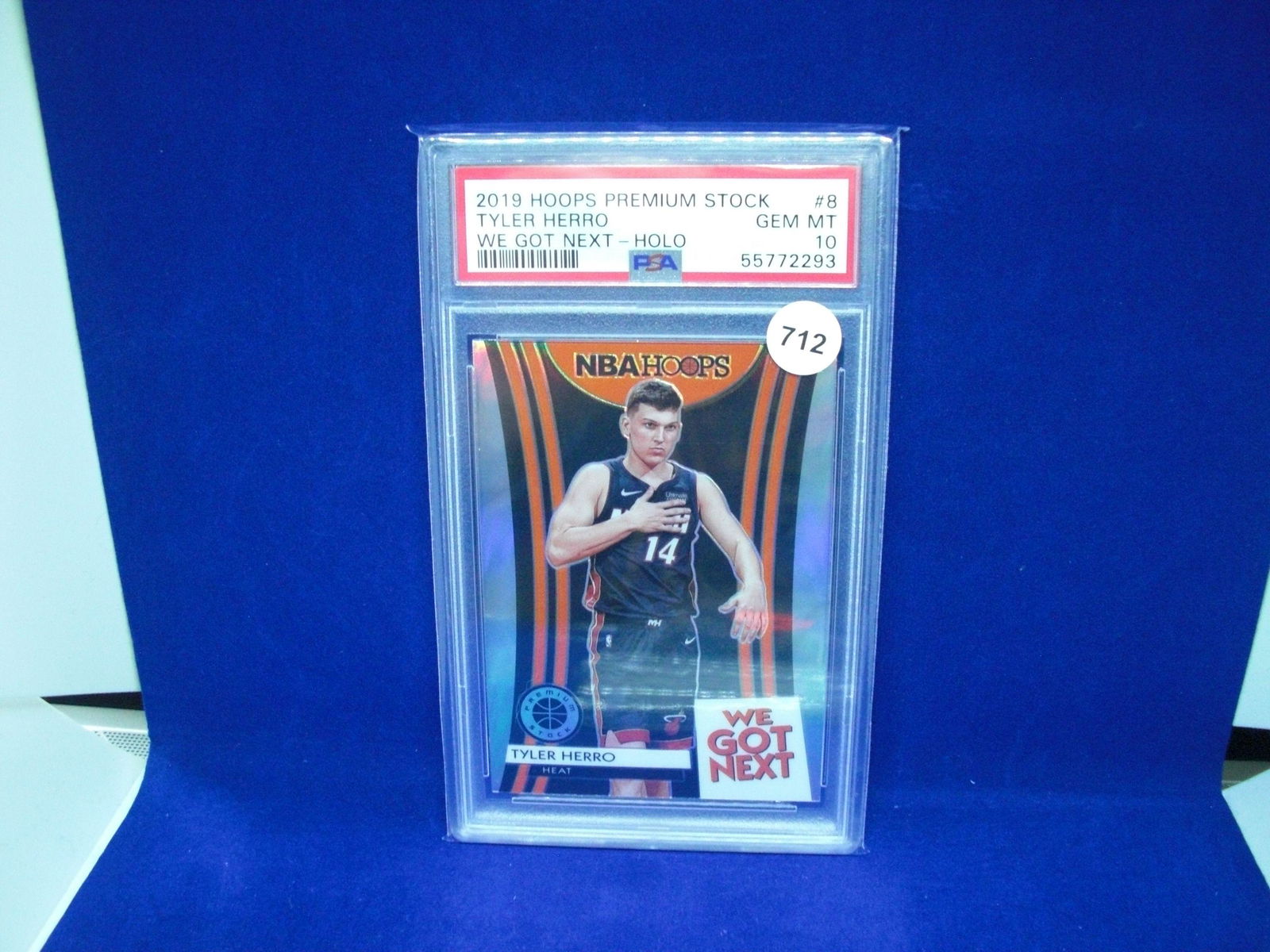 PSA gem 10 tyler herro silver holo rookie (1 of 1)