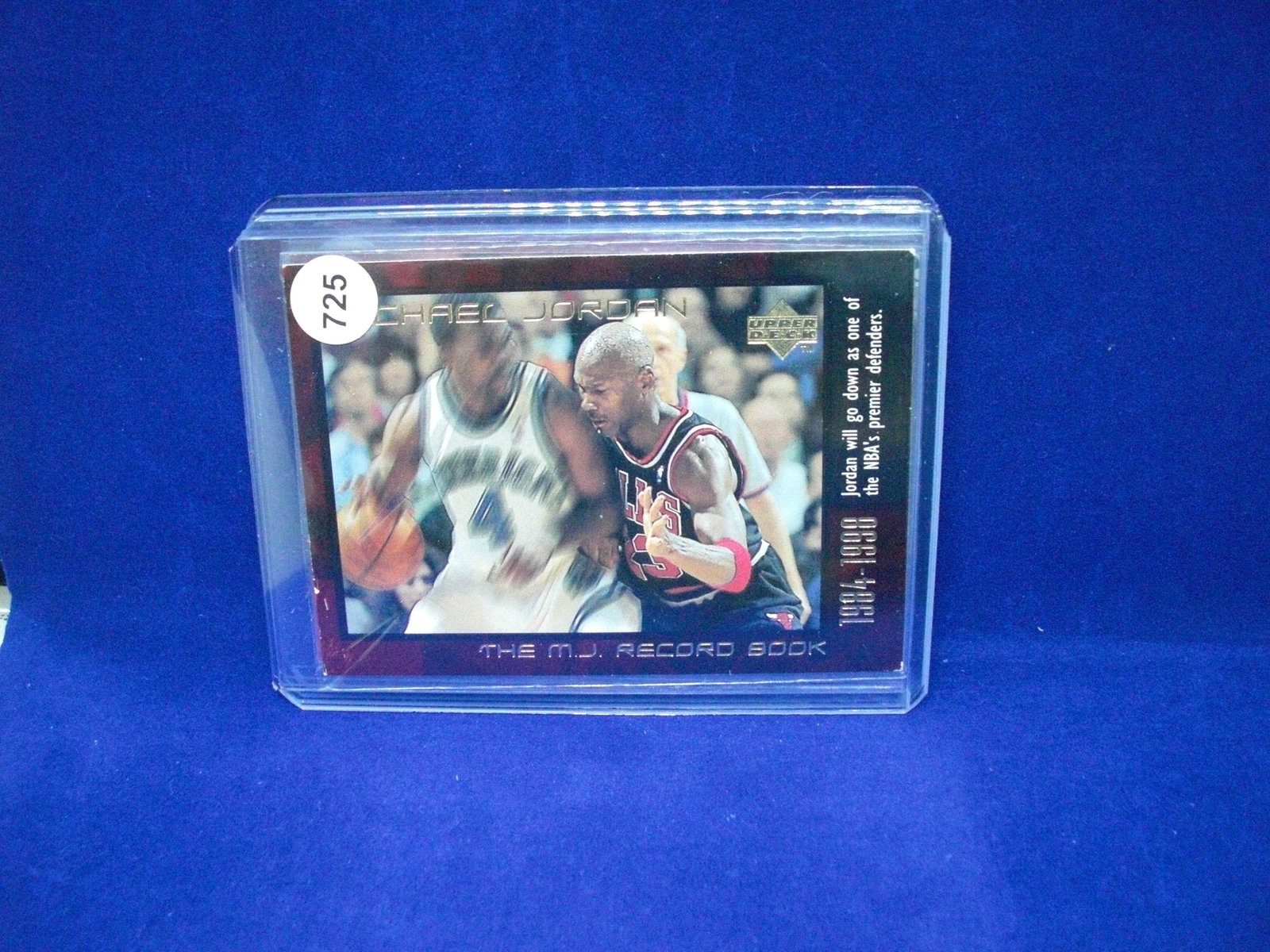 Michael Jordan upper deck record book: Michael Jordan upper deck record book