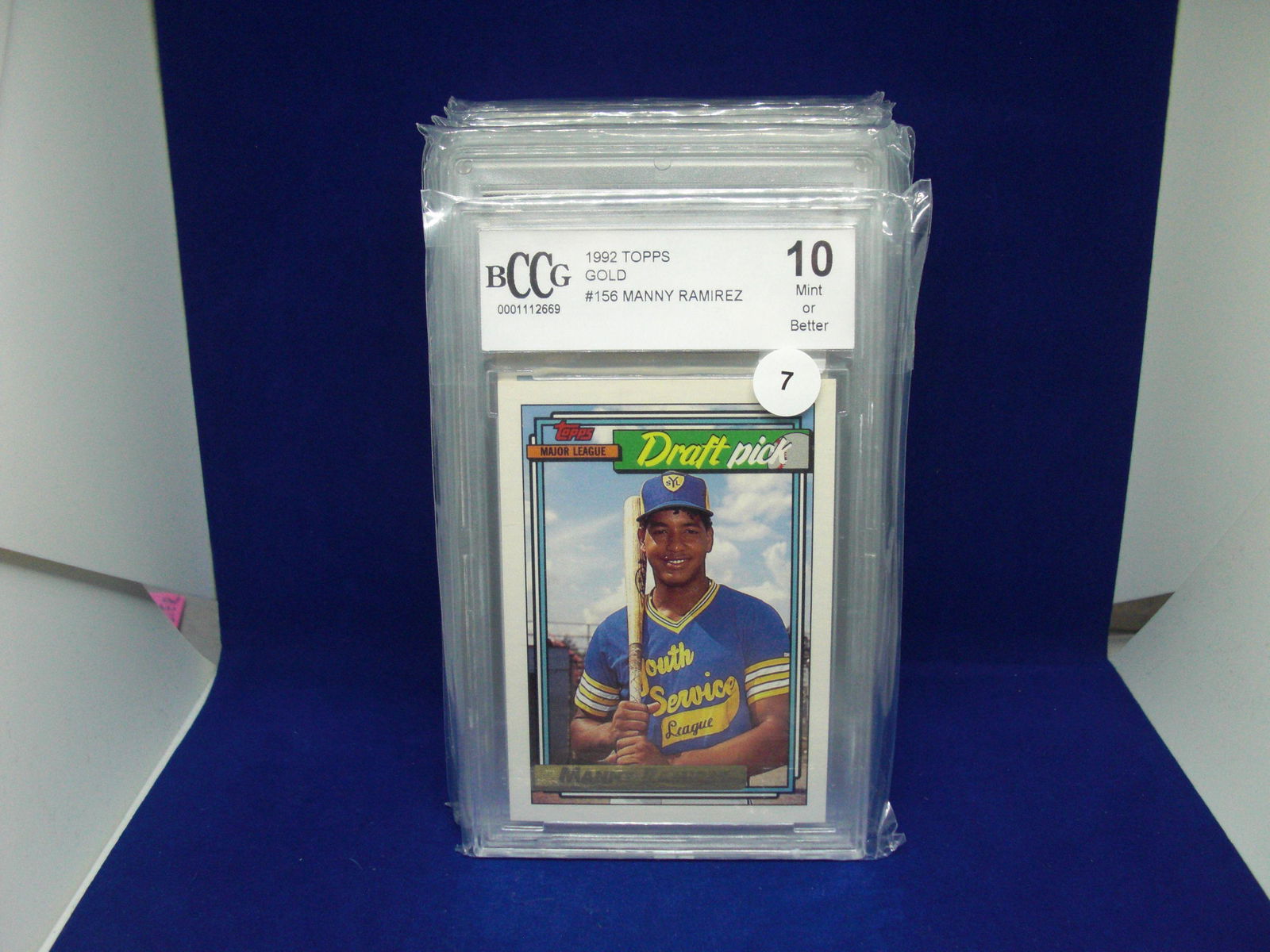 BCCG 10 Manny Ramirez Topps gold rookie card (1 of 1)