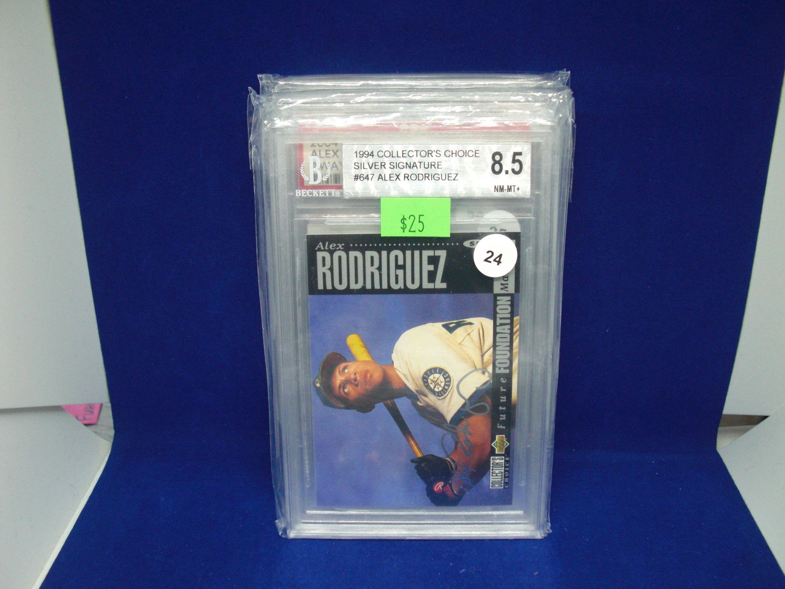 Beckett graded 8.5 Alex Rodriguez rookie card (1 of 1)