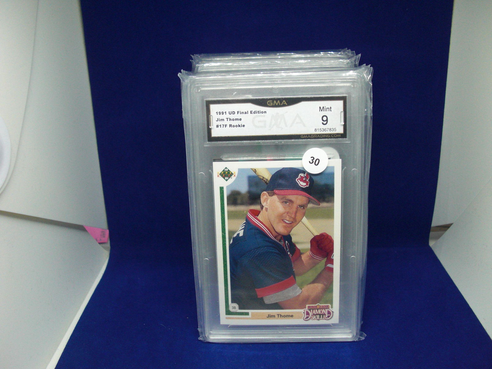 GMA 9 Jim thome rookie card (1 of 1)