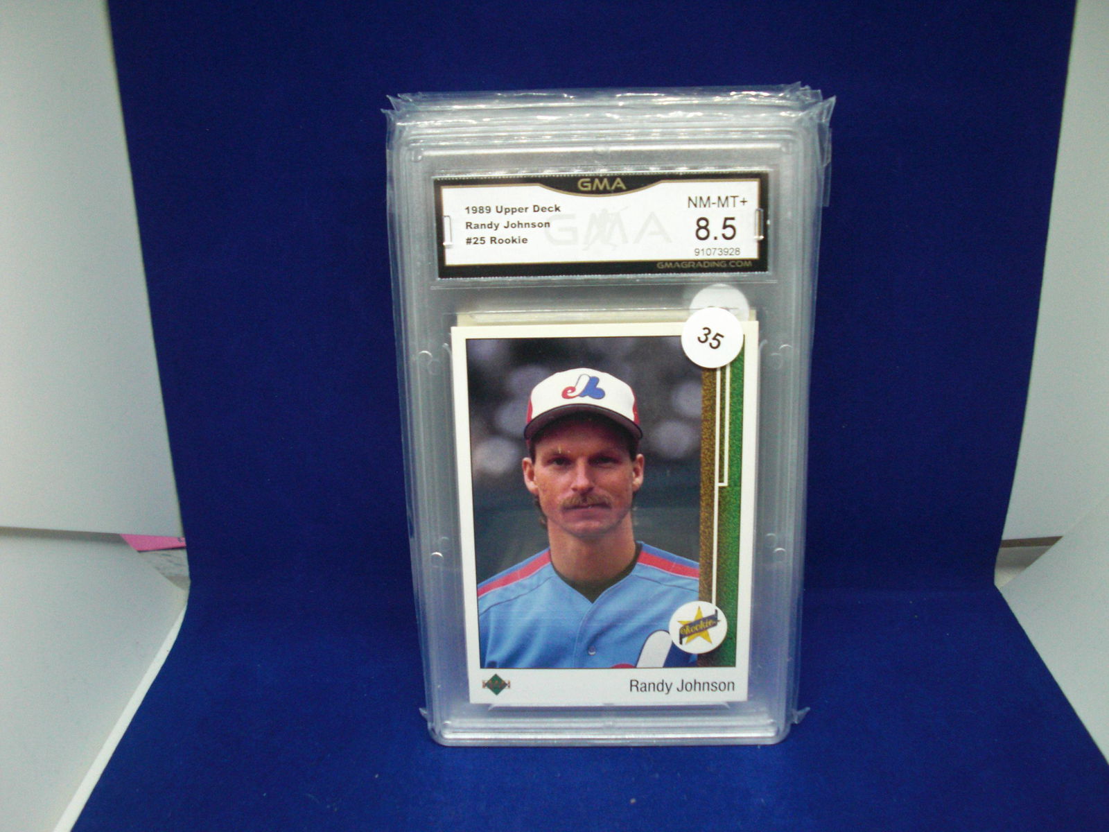 GMA 8.5 Randy Johnson rookie card (1 of 1)