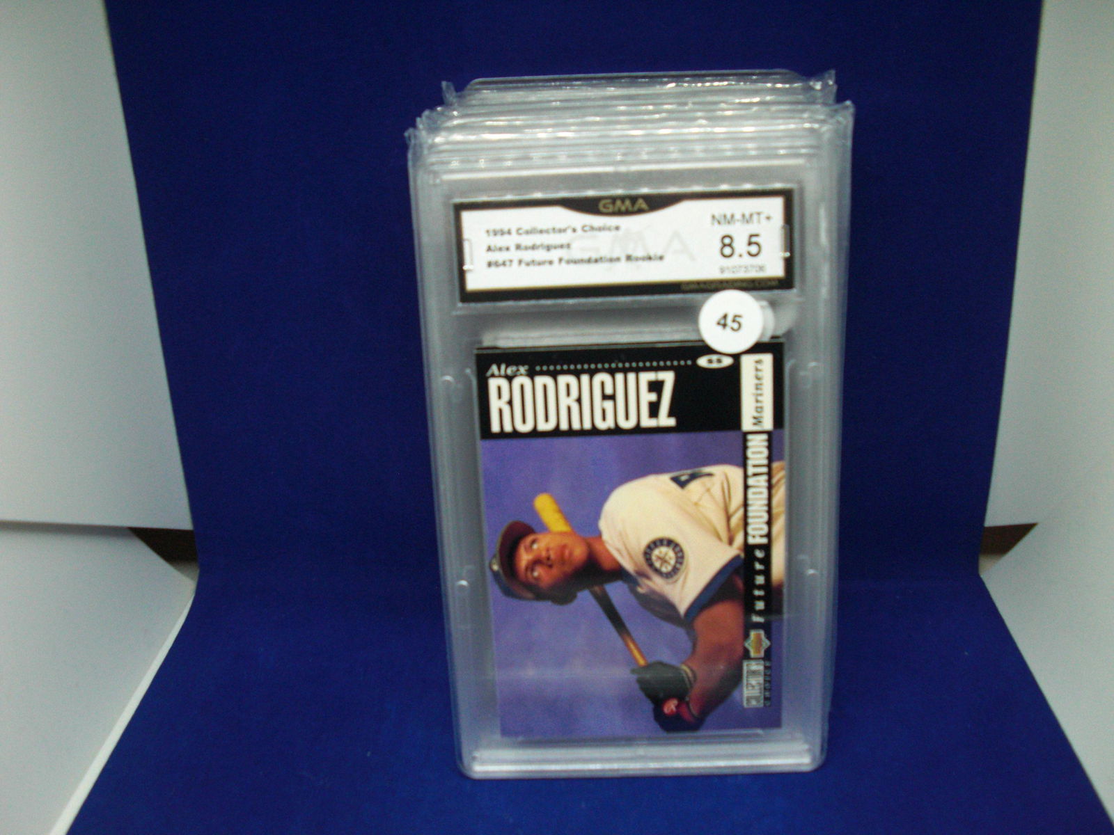 GMA 8.5 Alex Rodriguez rookie card (1 of 1)