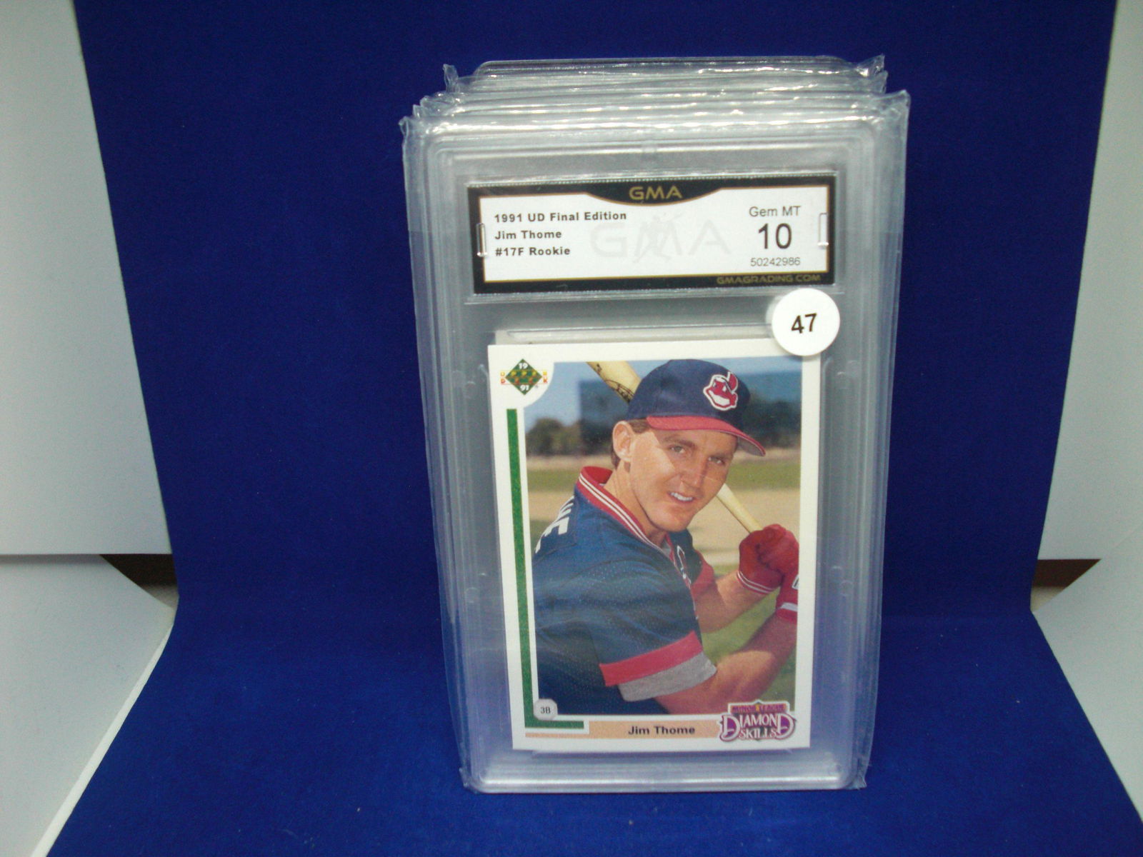 GMA 10 Jim thome rookie card (1 of 1)