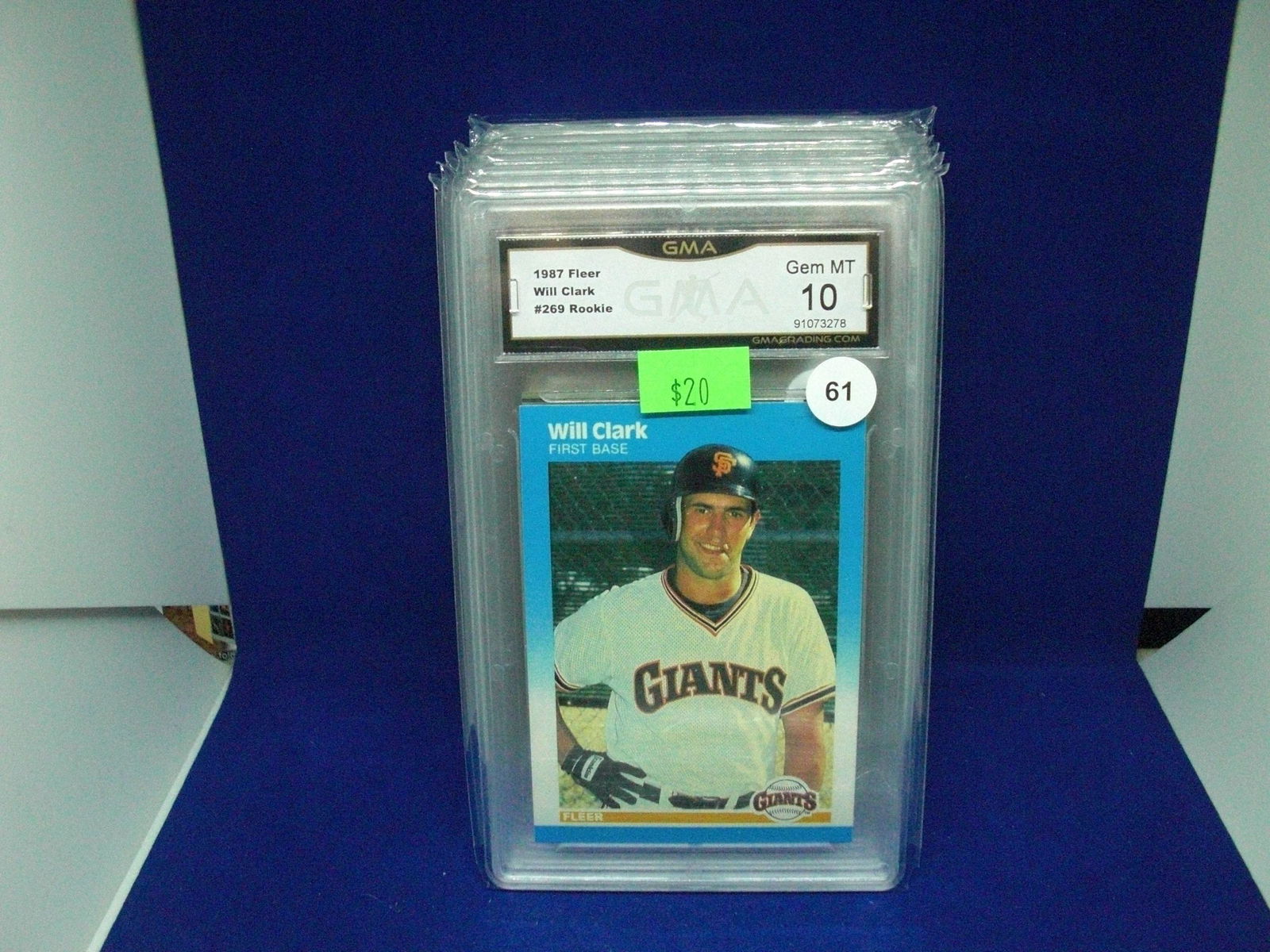 GMA 10 will Clark rookie card (1 of 1)