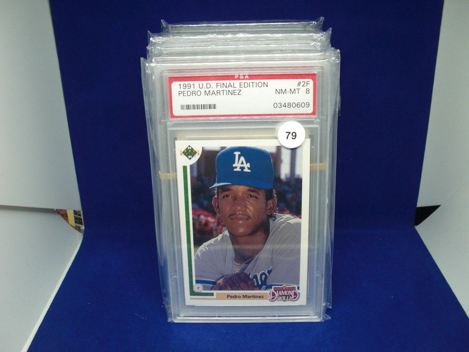 PSA 8 Pedro Martinez rookie card (1 of 1)