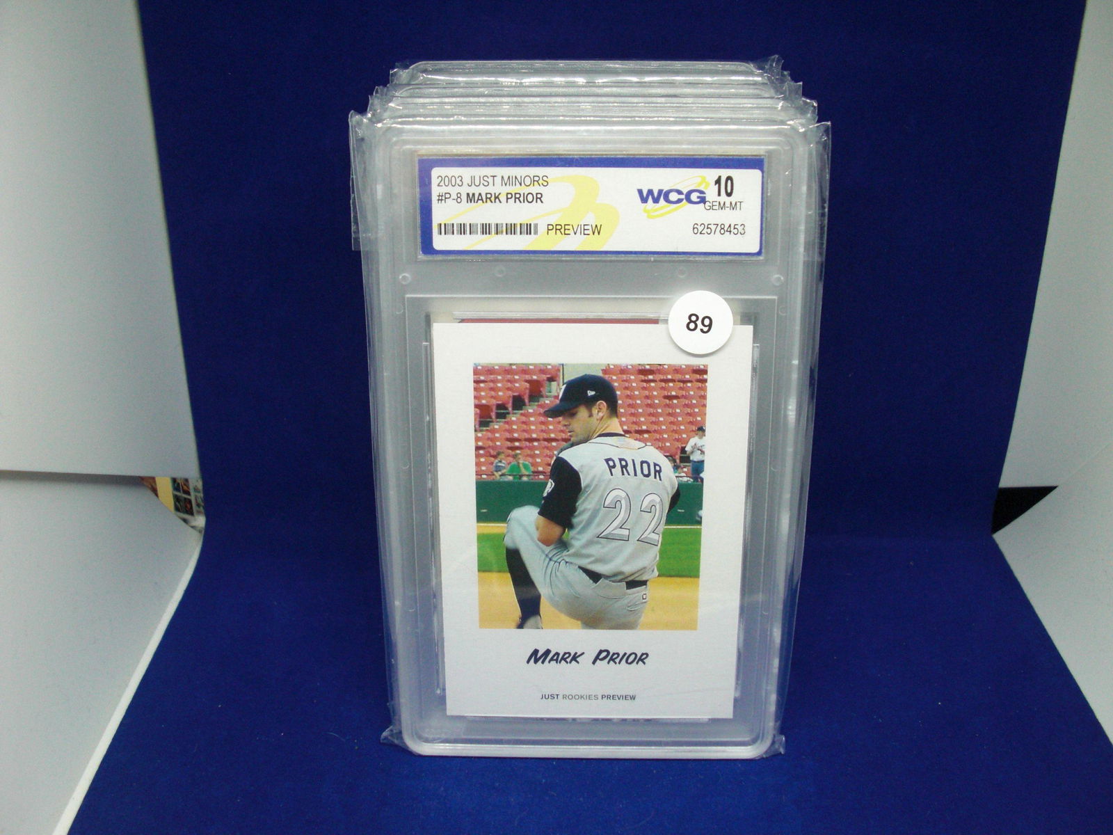 WCG 10 mark Prior rookie card (1 of 1)
