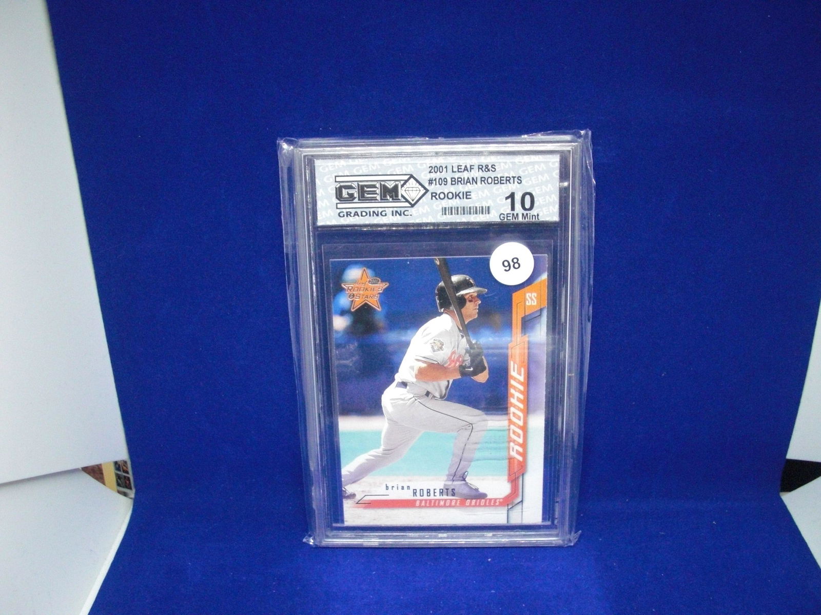 Gem grading 10 brian roberts rookie (1 of 1)