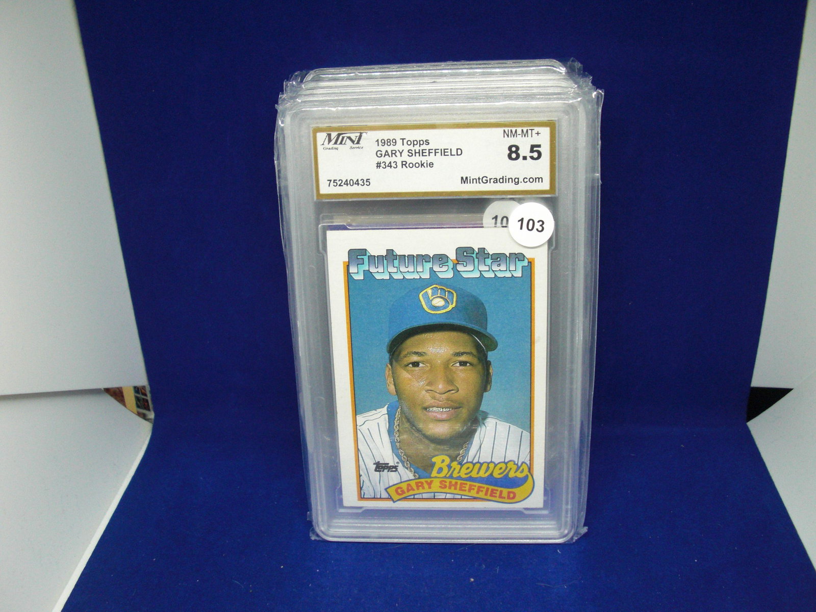 Mint grading 8.5 Gary Sheffield future stars (1 of 1)
