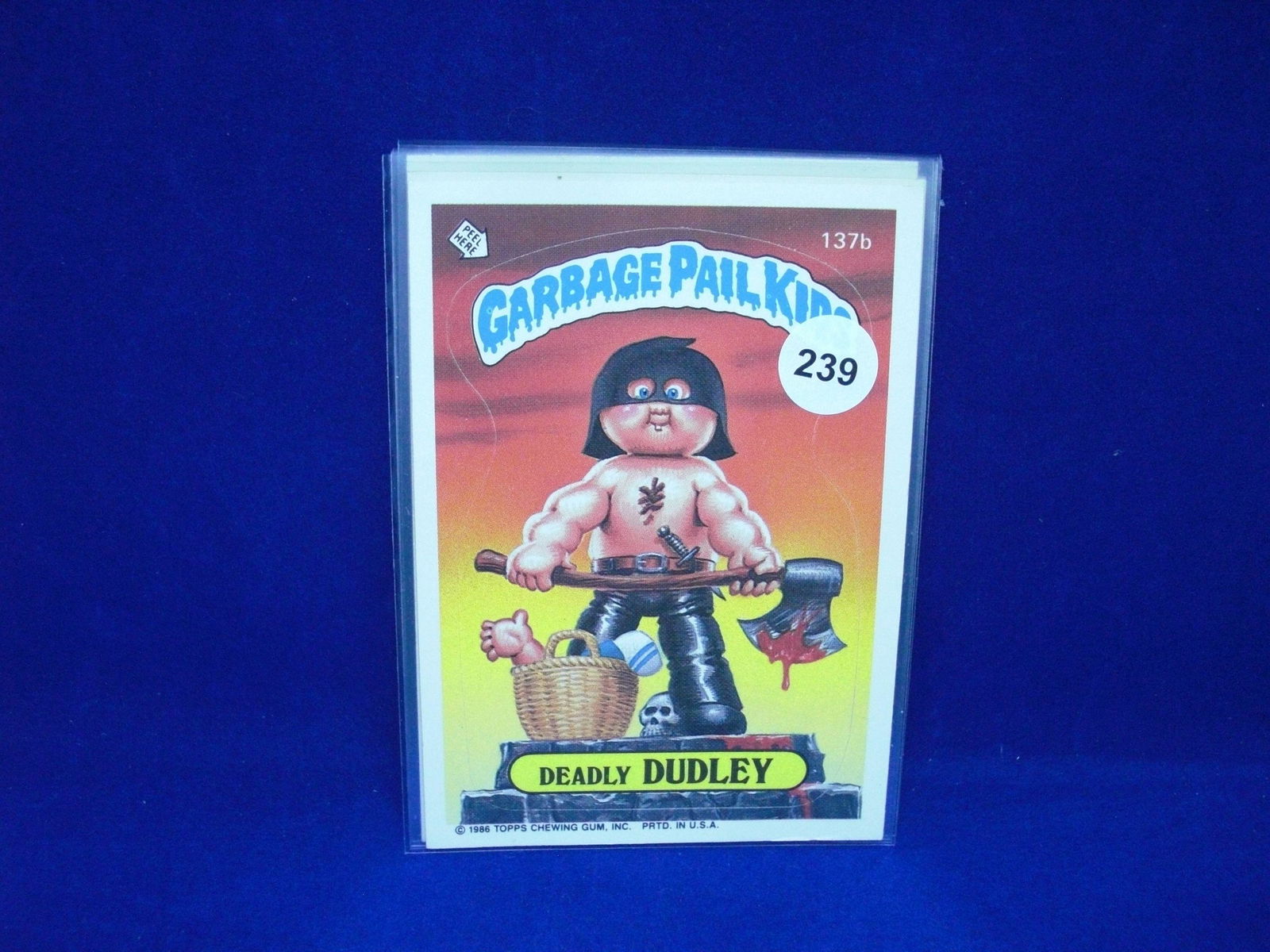 1986 garbage pail kids sticker: 1986 garbage pail kids sticker