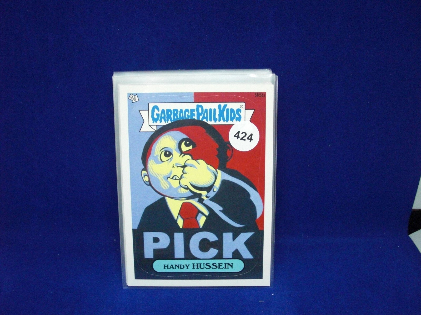 handy hussien garbage pail kids sticker: handy hussien garbage pail kids sticker