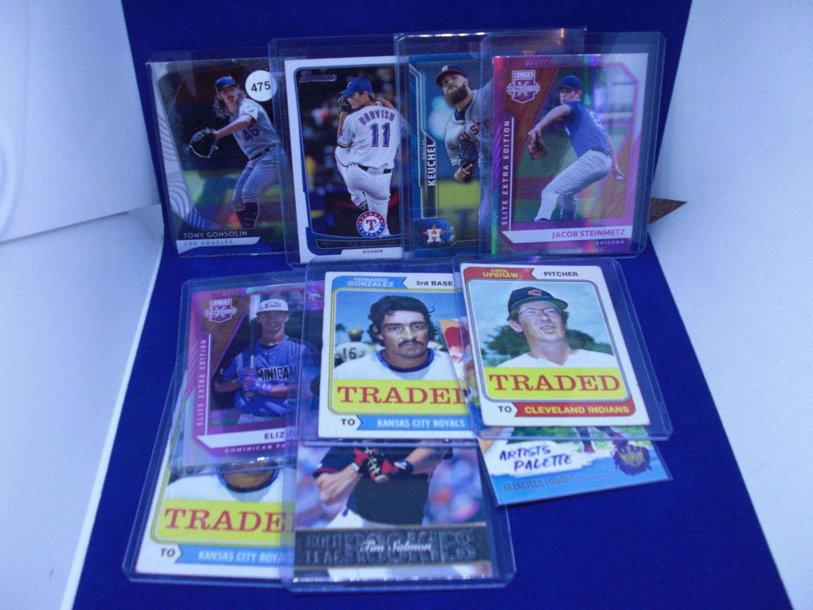 10 baseball cards with Tony gonsolin RC: in top loaders