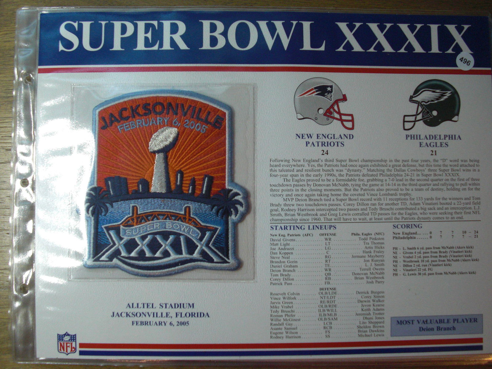 super bowl XXXIX alltel stadium (1 of 1)