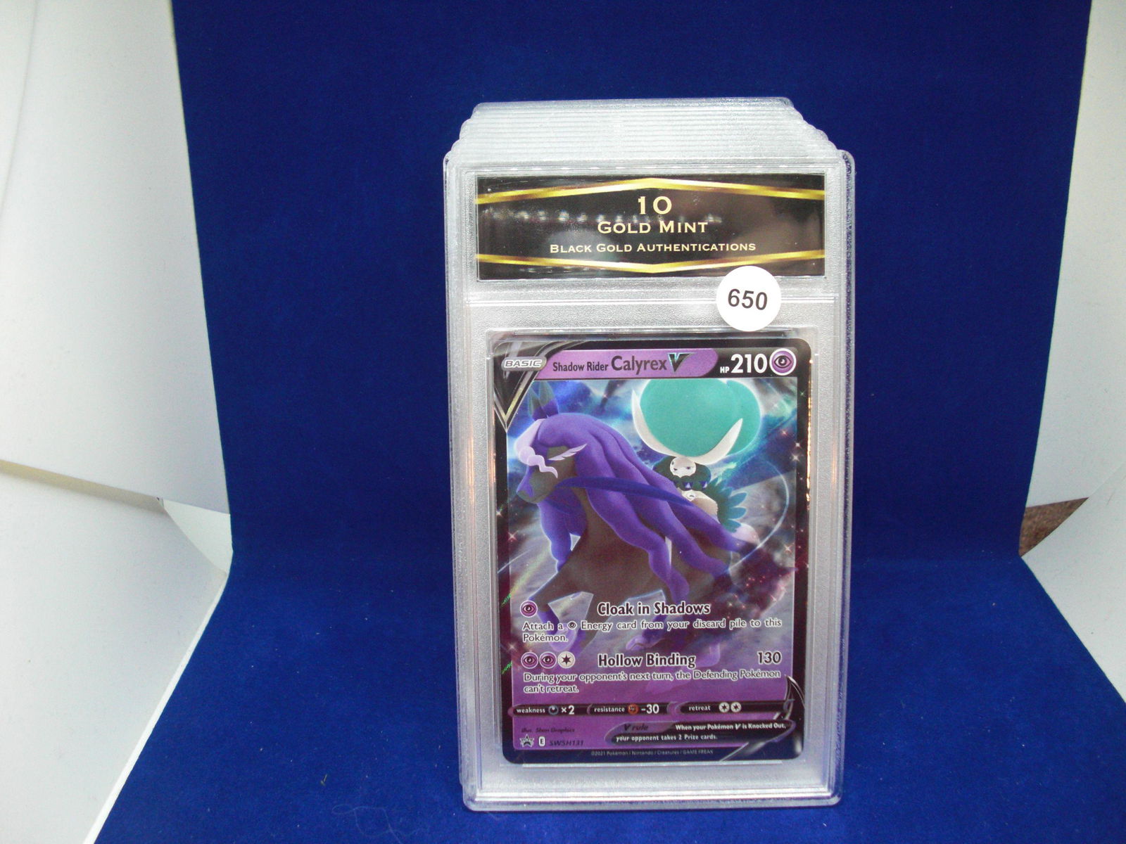 BGA 10 gold mint pokemon calyrex v (1 of 1)