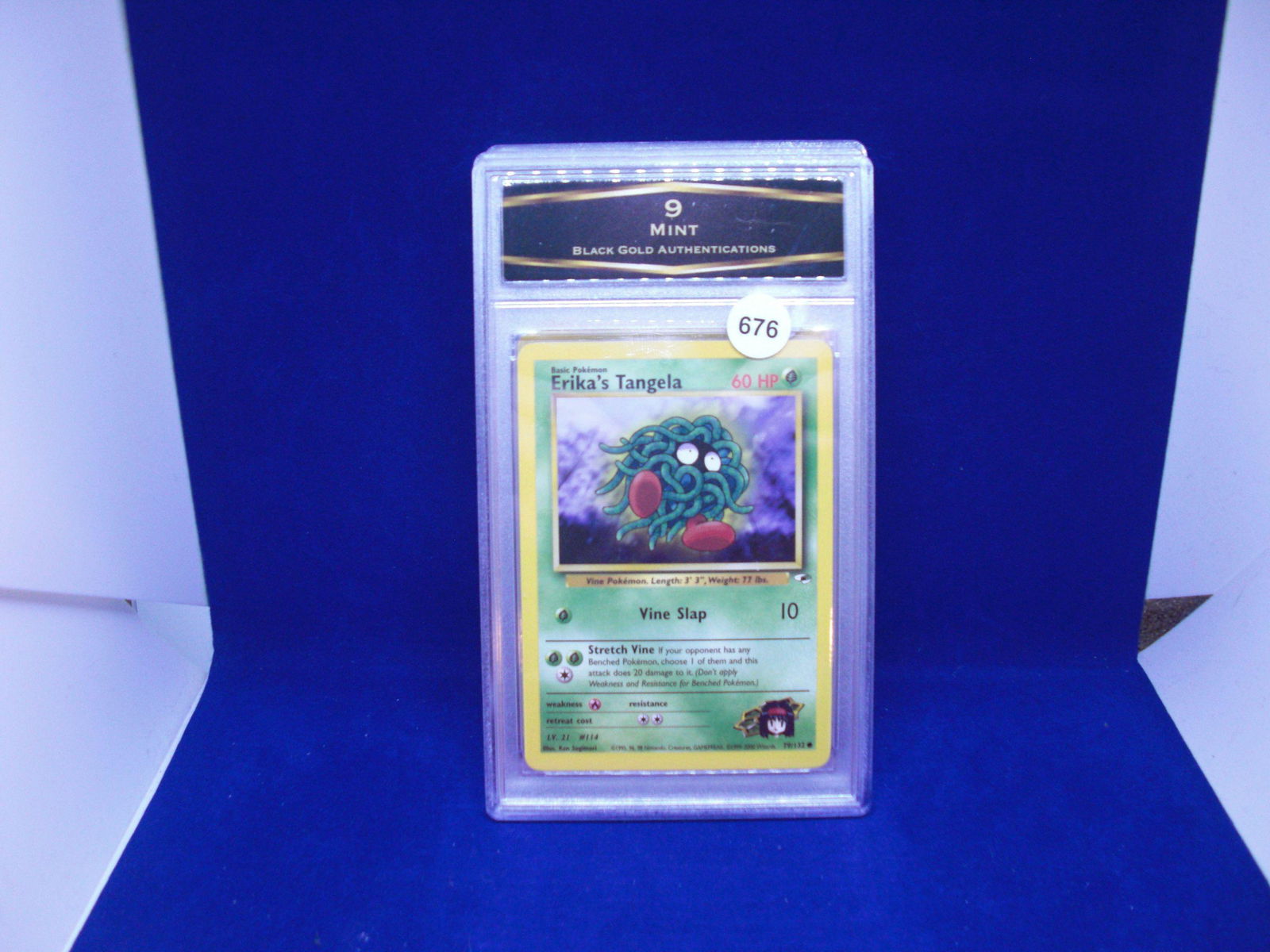 BGA 9 mint pokemon card erikas tangela (1 of 1)