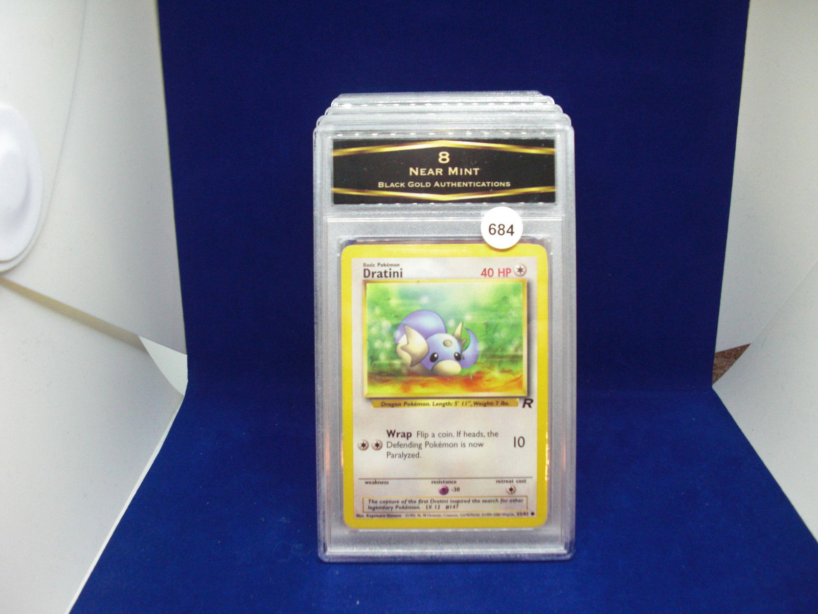 BGA 9 mint pokemon card dratini (1 of 1)