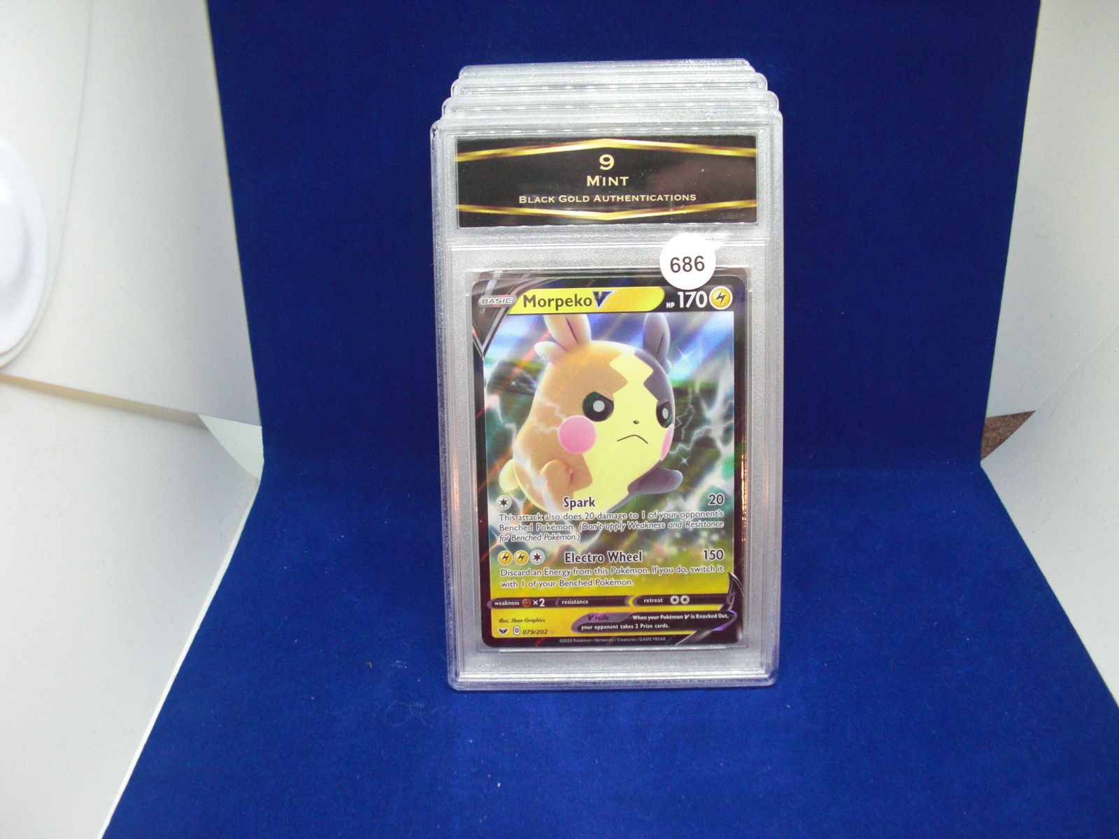 BGA 9 mint pokemon card morpeko v (1 of 1)