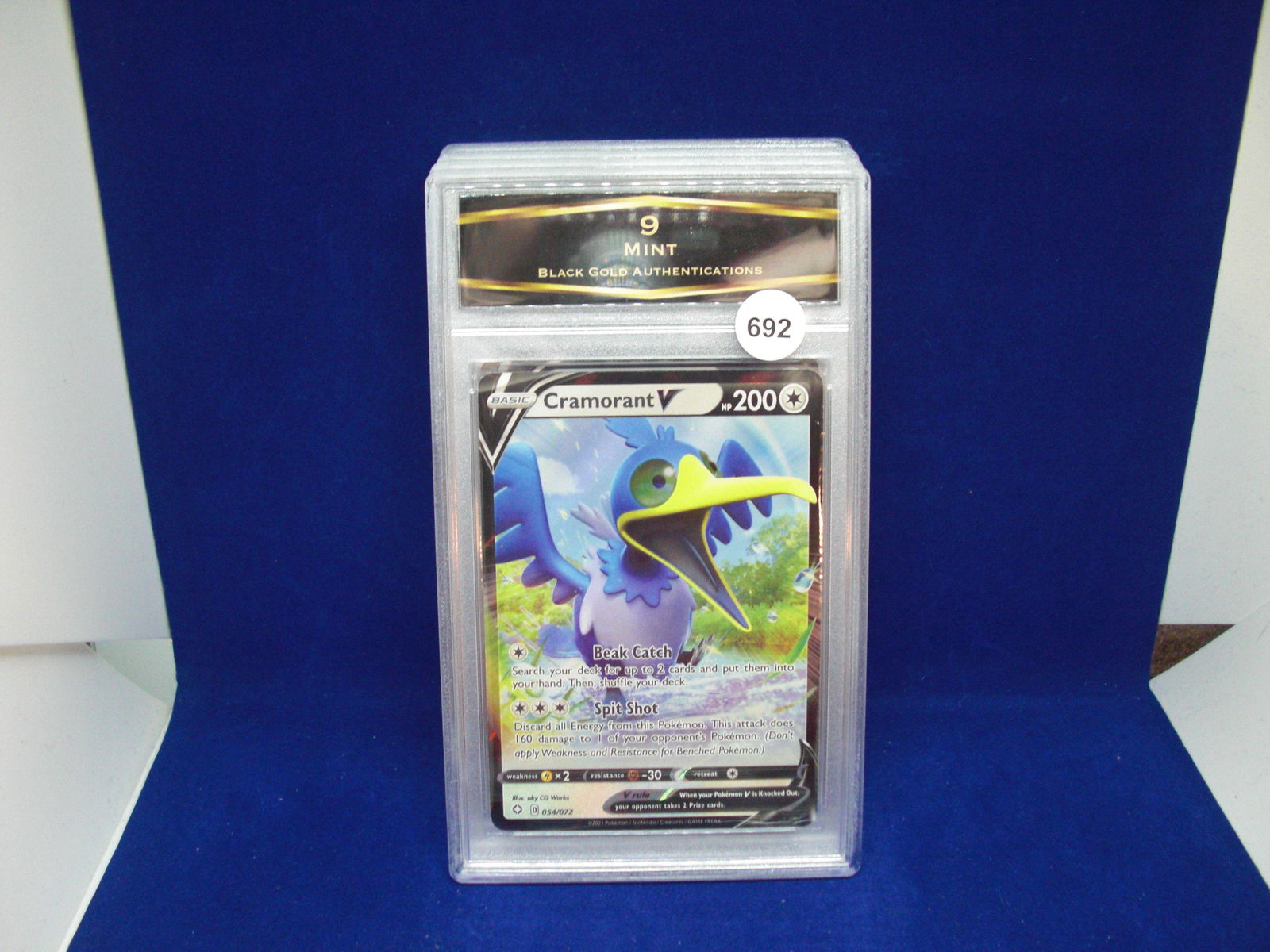 BGA 9 mint pokemon card cramorant v (1 of 1)