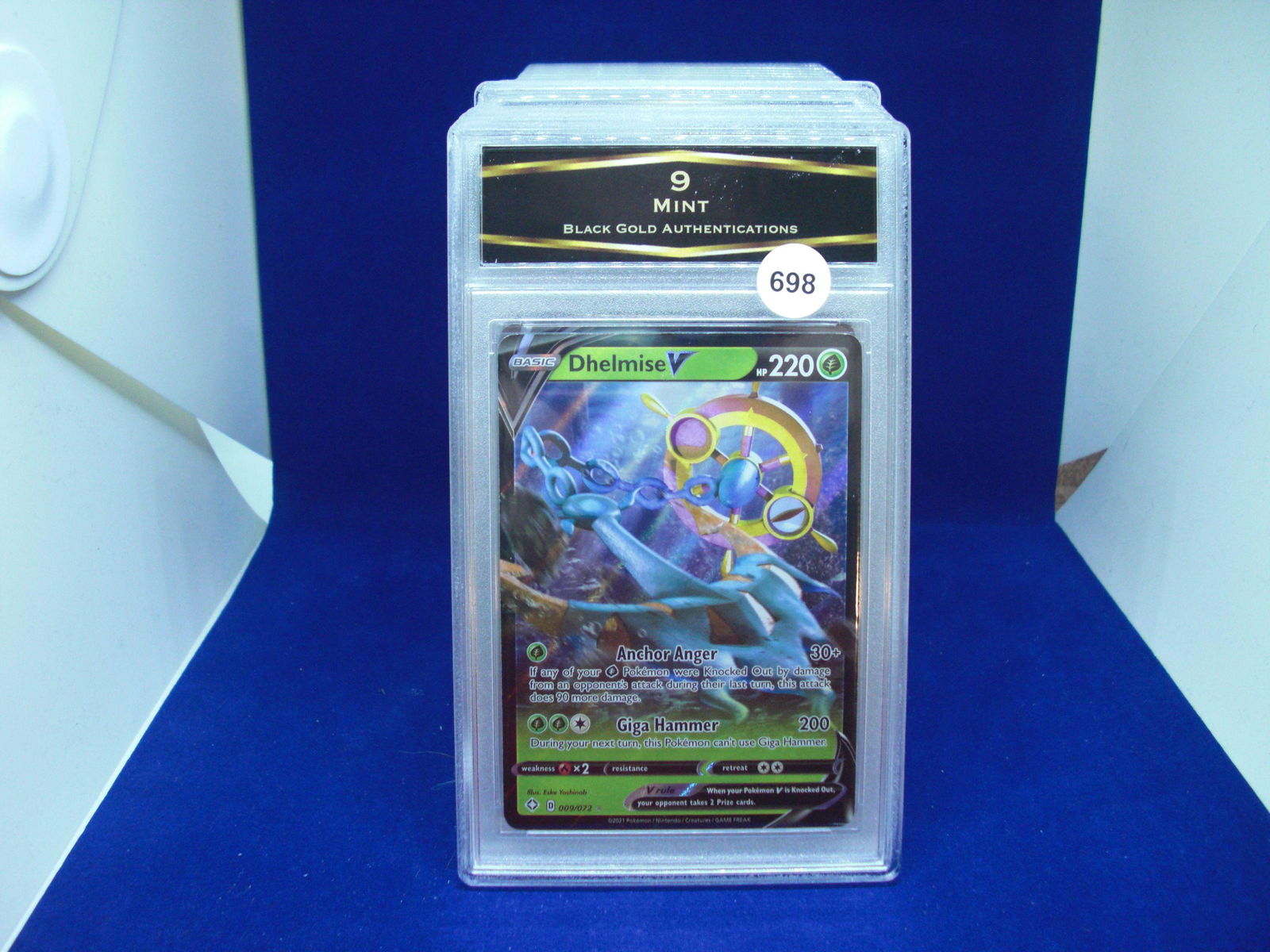 BGA 9 mint pokemon card dhelmise v (1 of 1)