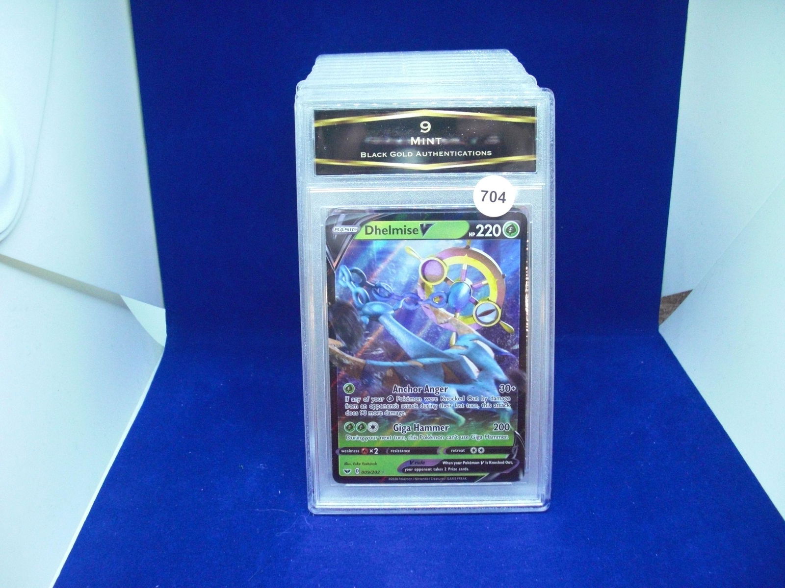 BGA 9 mint pokemon card dhelmise v (1 of 1)