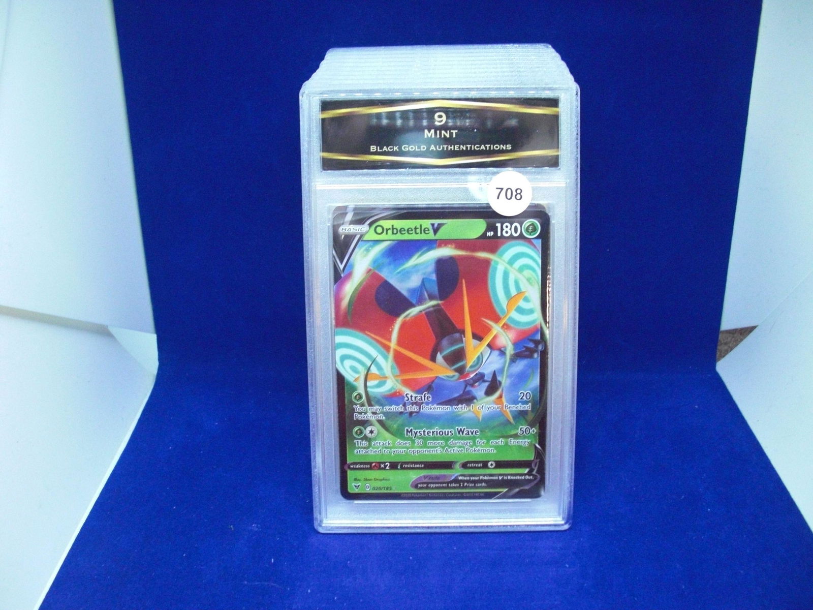 BGA 9 mint pokemon card orbeetle v (1 of 1)