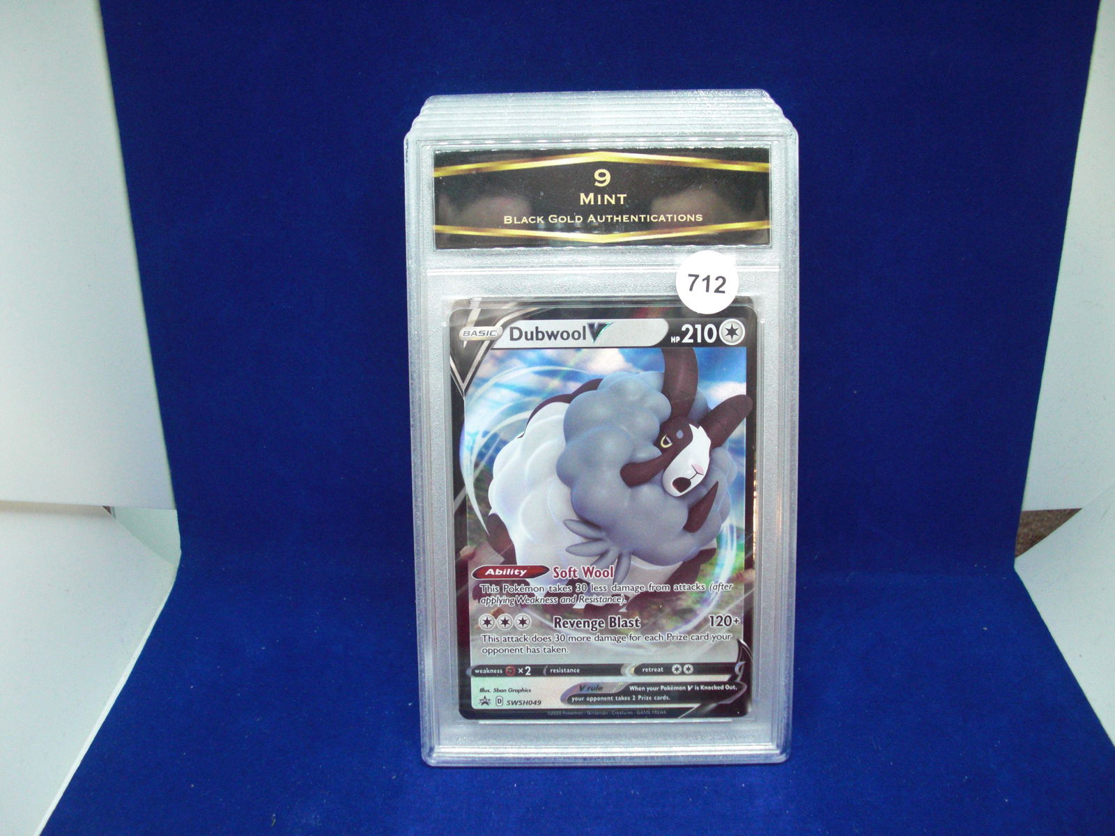 BGA 9 mint pokemon card dubwool v (1 of 1)