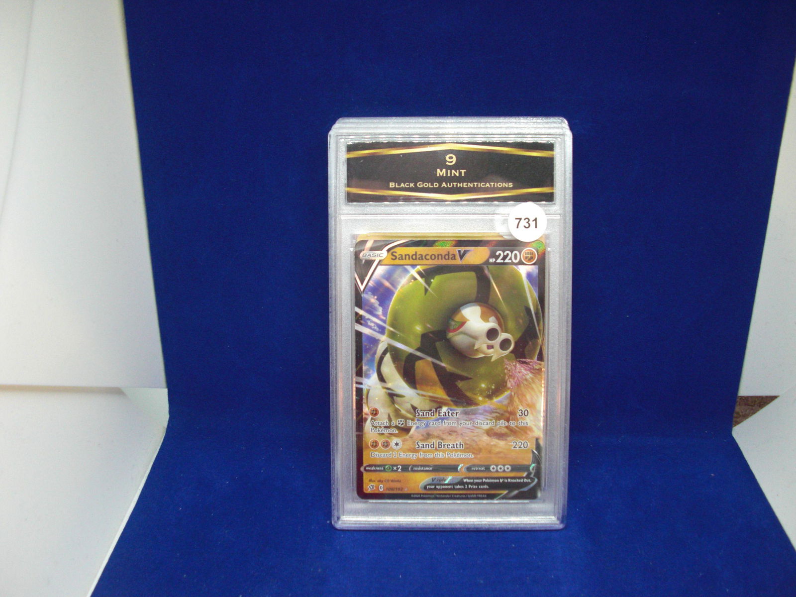 BGA 9.5 mint sandaconda v pokemon card (1 of 1)