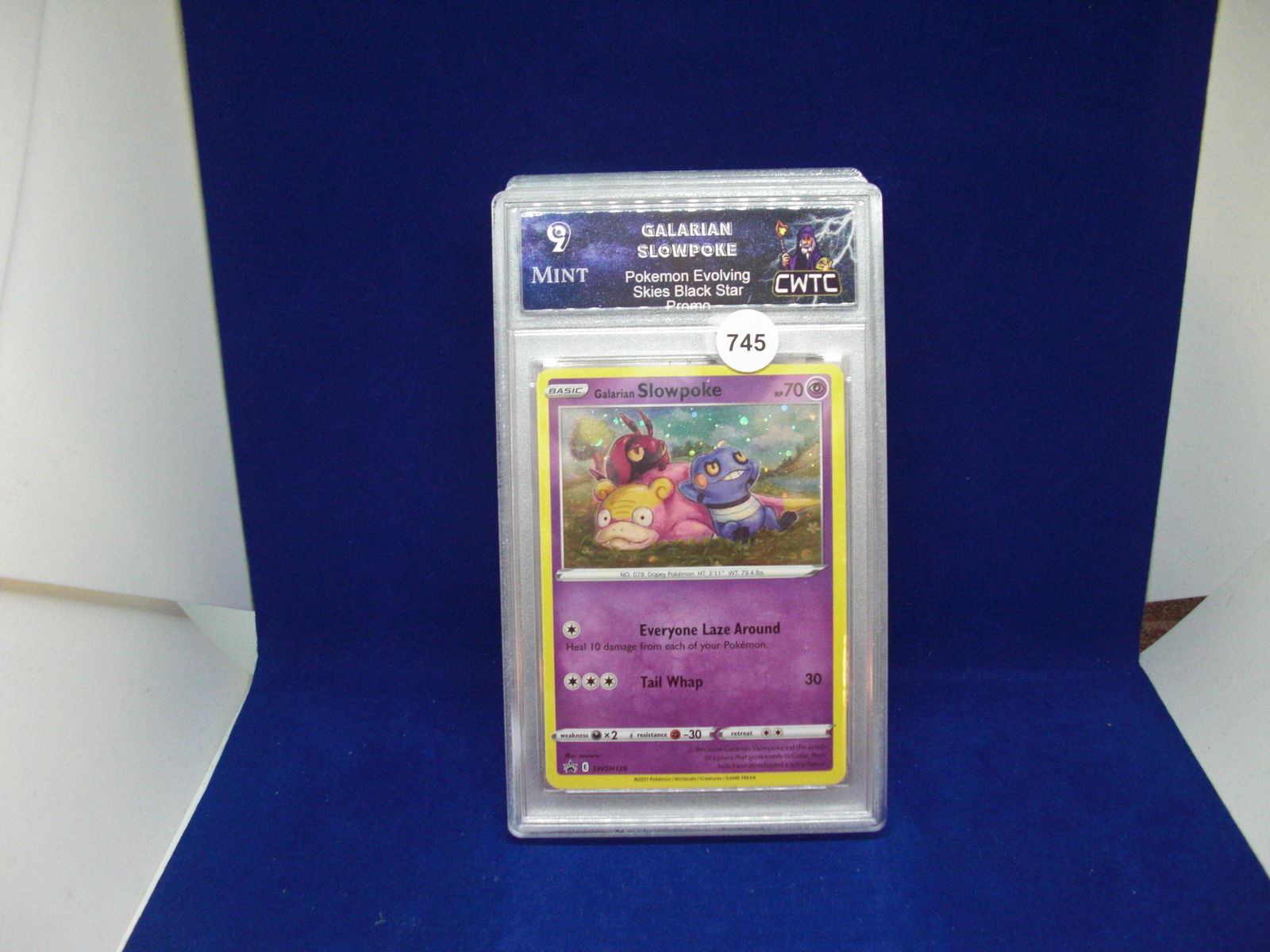 cwtc 9 mint slowpoke pokemon card (1 of 1)