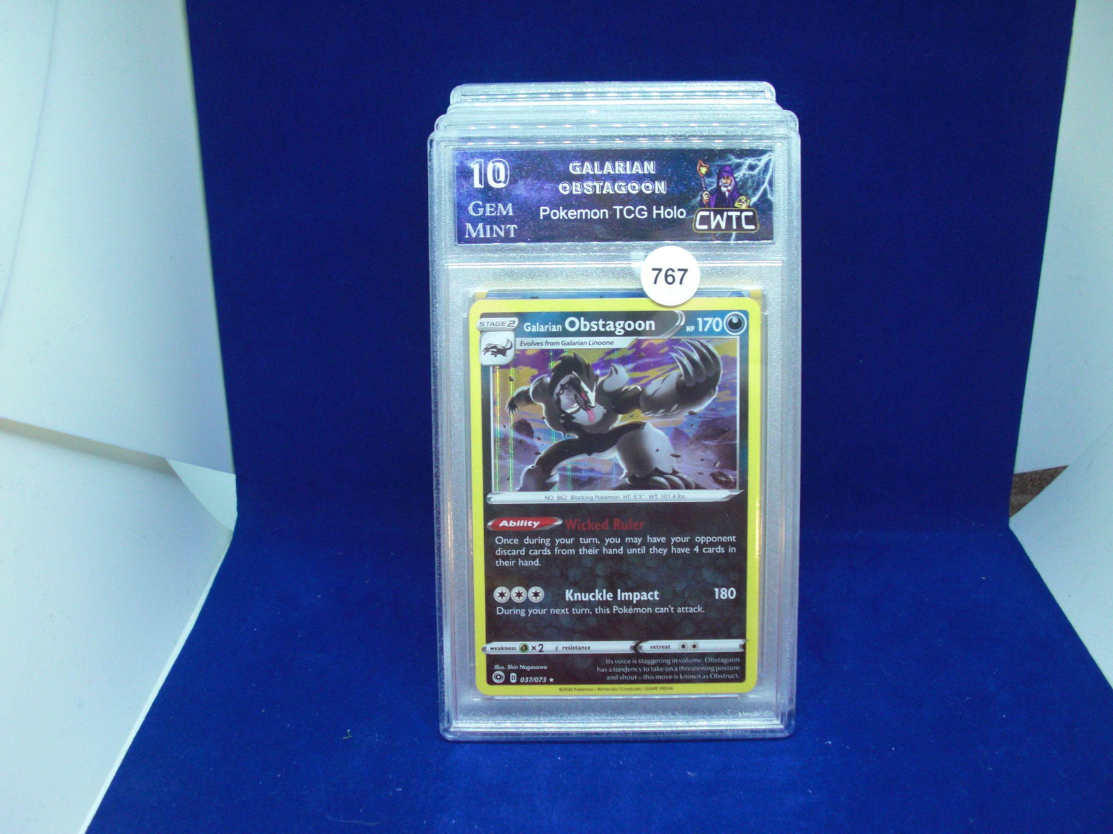 cwtc 10 obstagoon holo pokemon (1 of 1)