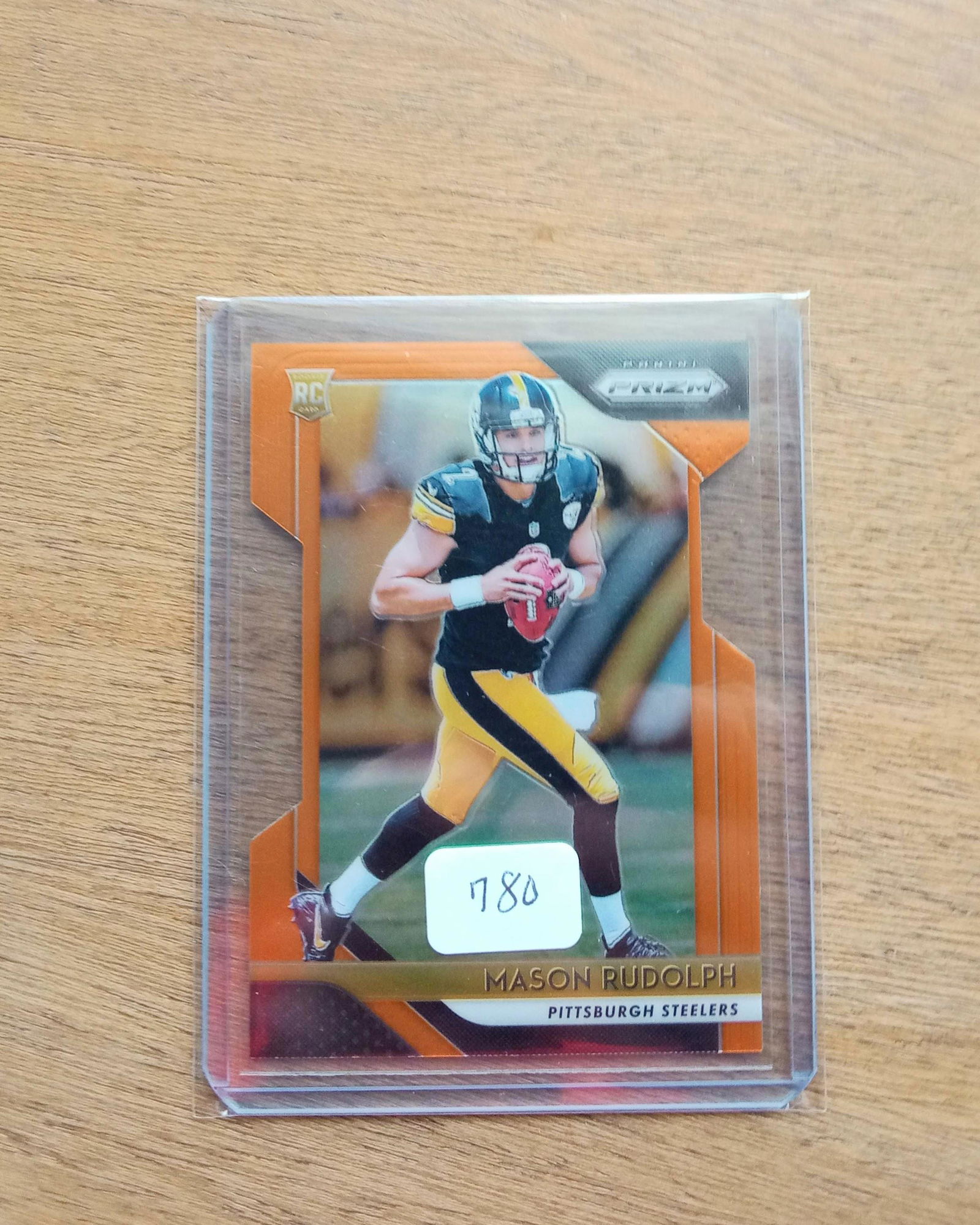 mason rudolph orange prizm diecut rookie (1 of 1)