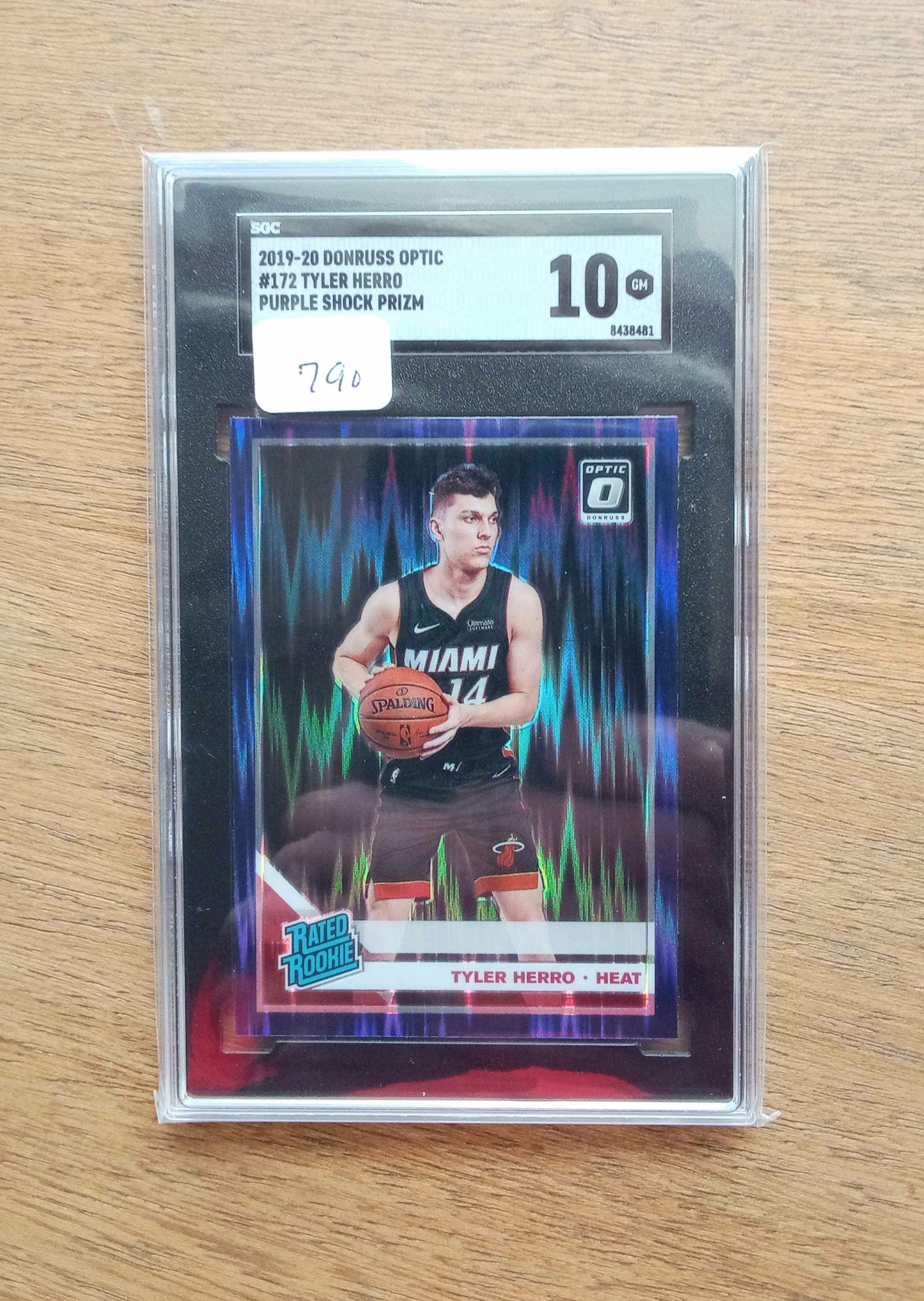 scg gem 10 tyler herro purple shock prizm (1 of 1)
