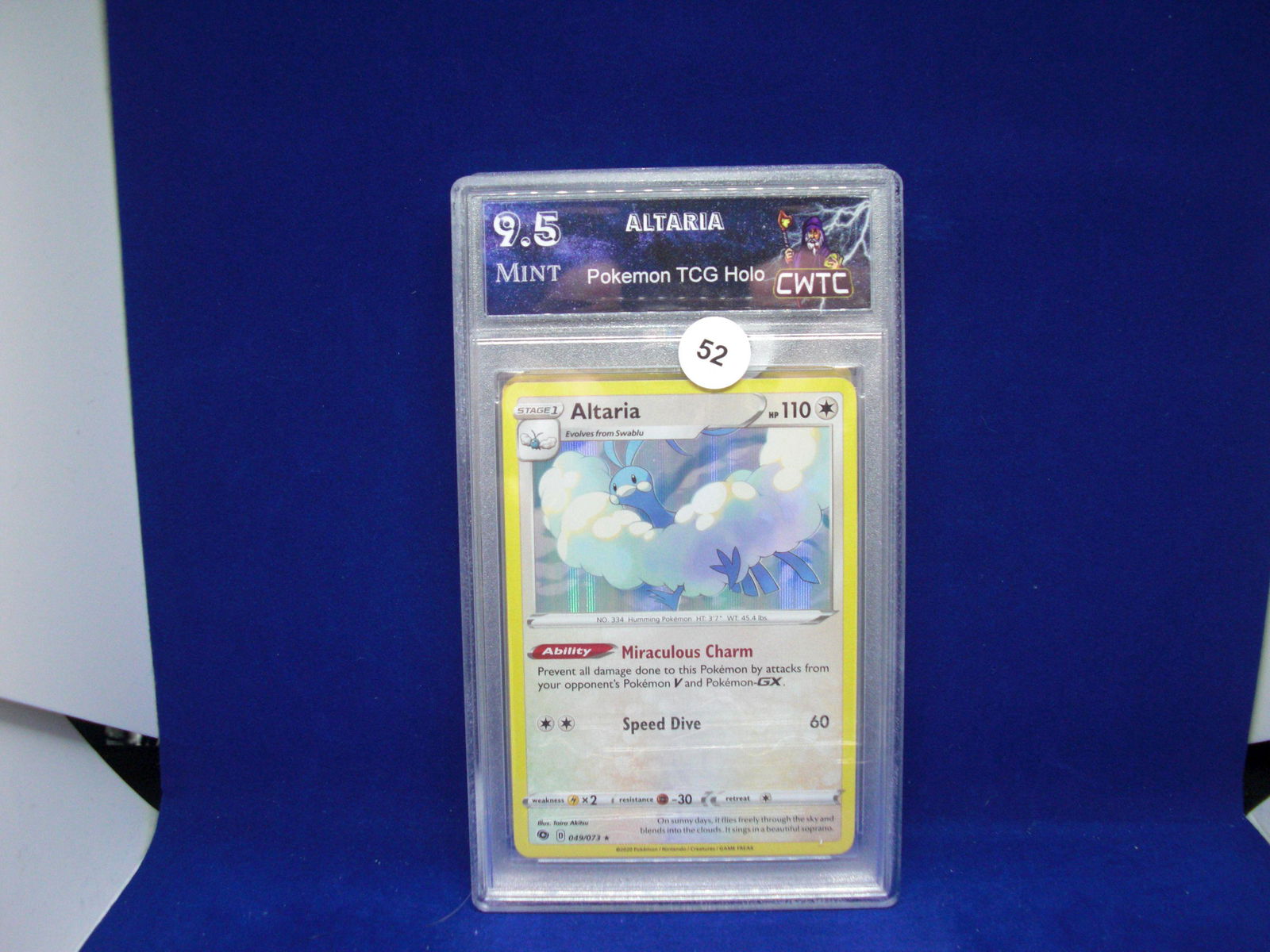 cwtc 9.5 altaria holo pokemon (1 of 1)