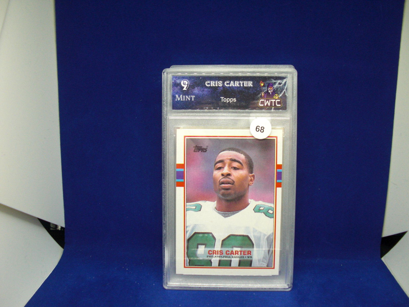 cwtc 9 mint chris carter 1989 topps (1 of 1)