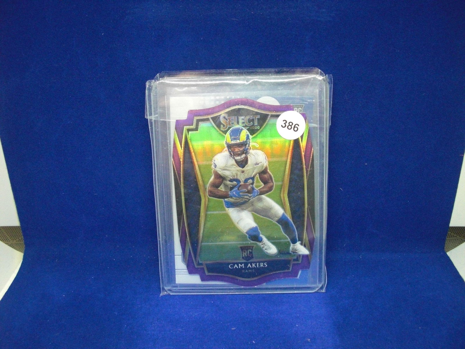 cam akers purple die cut rookie (1 of 1)