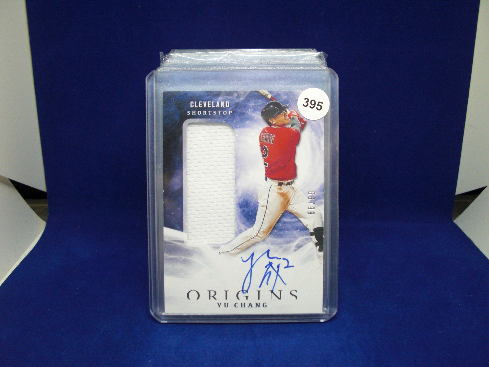 yu chang auto jersey card 86/99 (1 of 1)