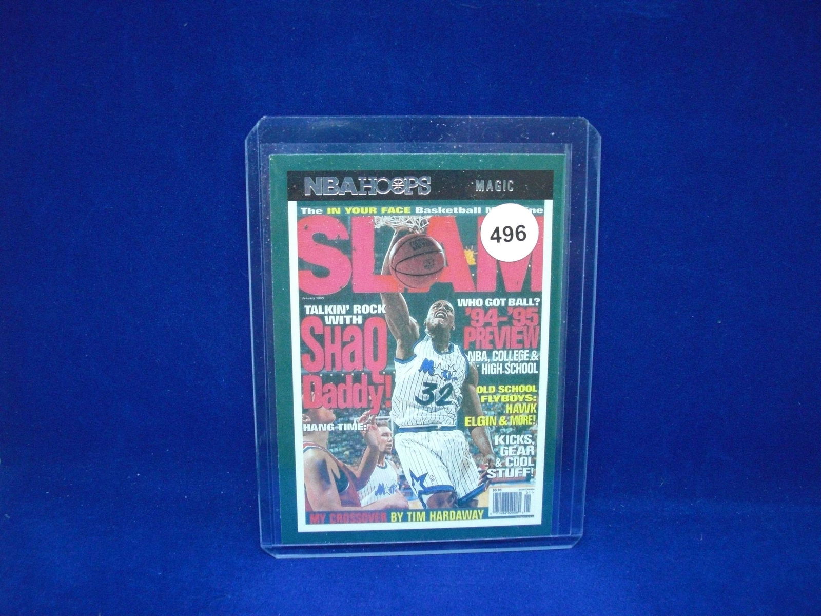 shaq daddy slam magazine insert (1 of 1)