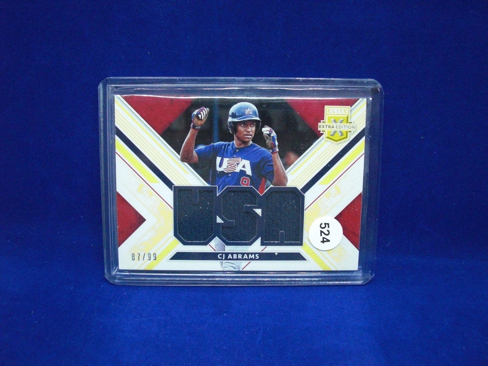 cj abrams usa jersey card 87/99 (1 of 1)