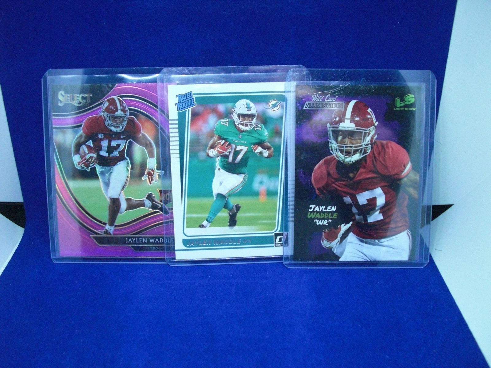 lot of 3 jaylen waddle rookies (1 of 1)