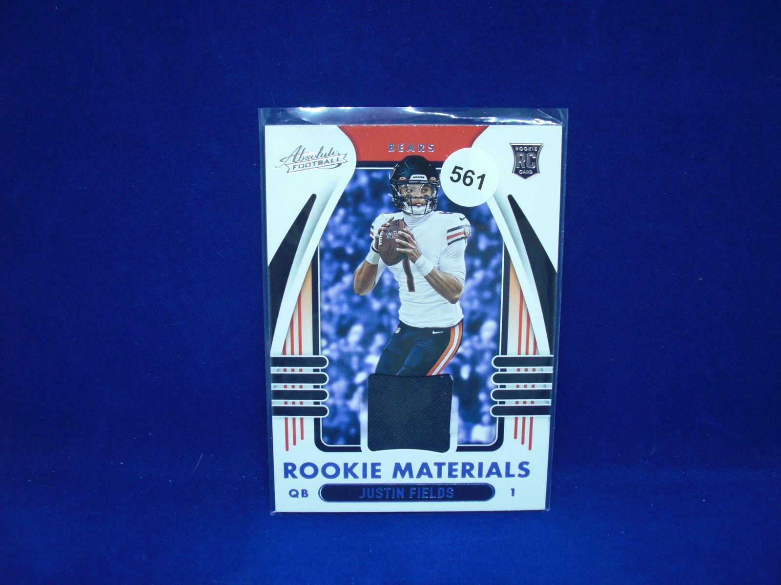 justin fields rookie jersey card (1 of 1)