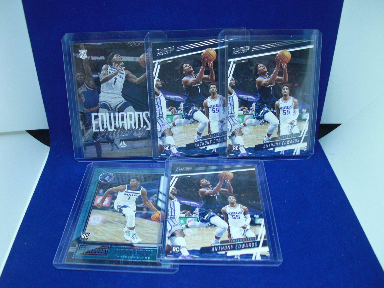 lot of 5 anthony edwards rookies (1 of 1)