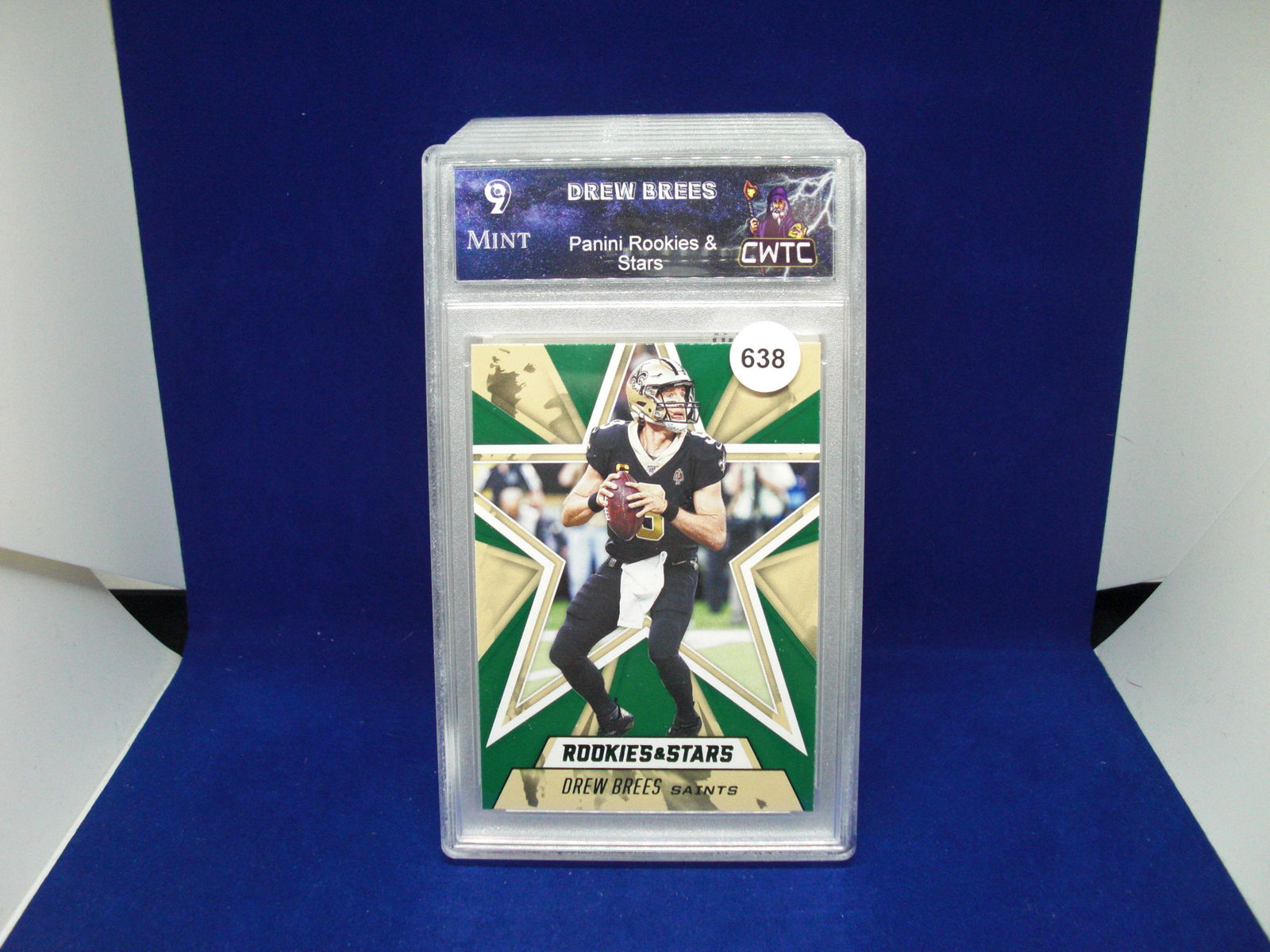 cwtc 9 dre brees green foil (1 of 1)