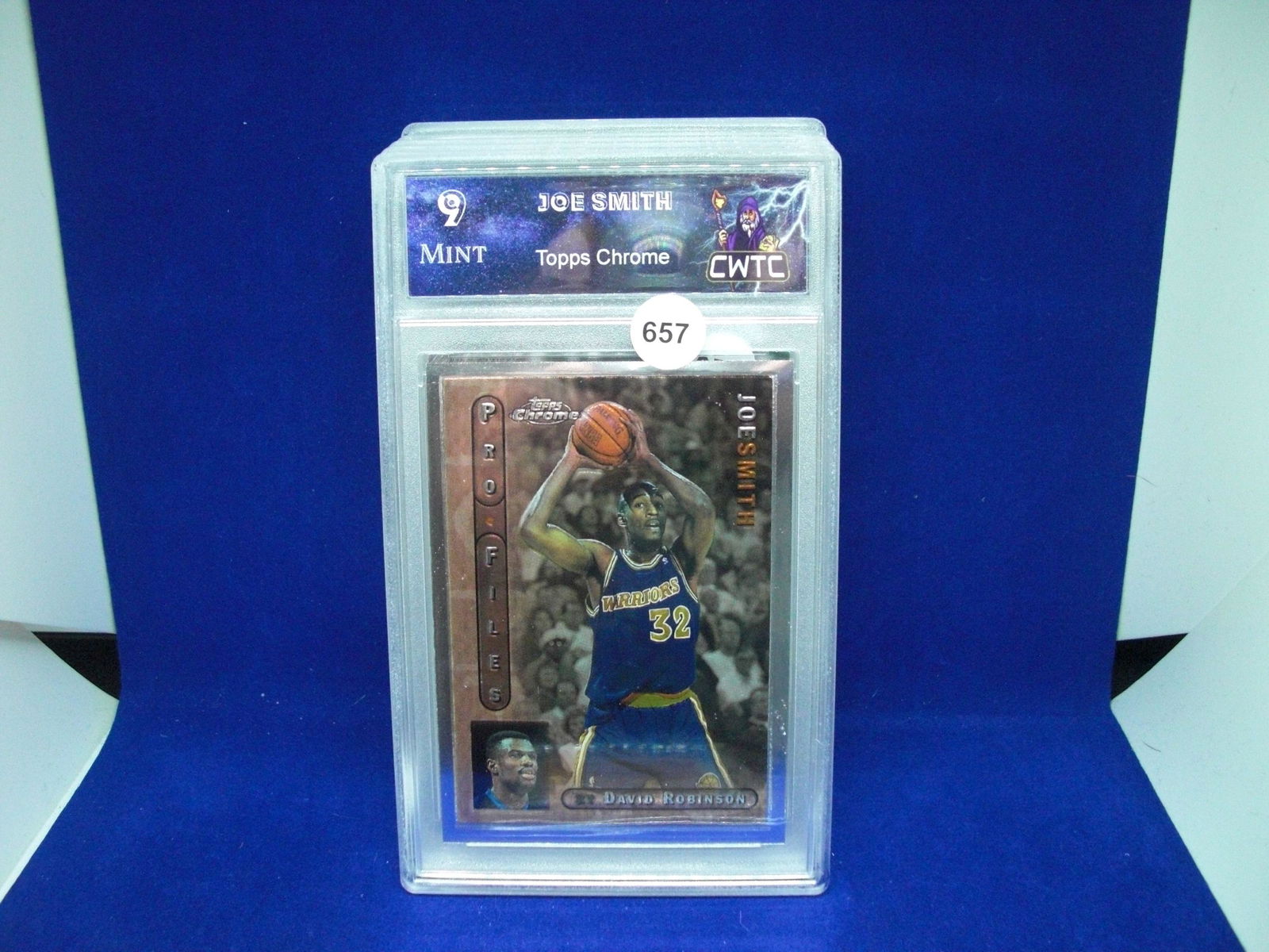 cwtc 9 joe smith topps chrome (1 of 1)