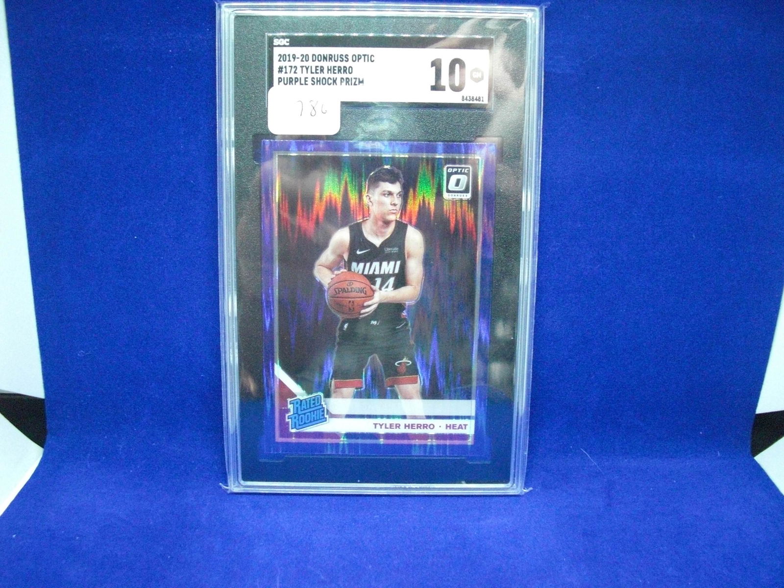 sgc gem 10 tyler herroe purple flash rated rookie (1 of 1)