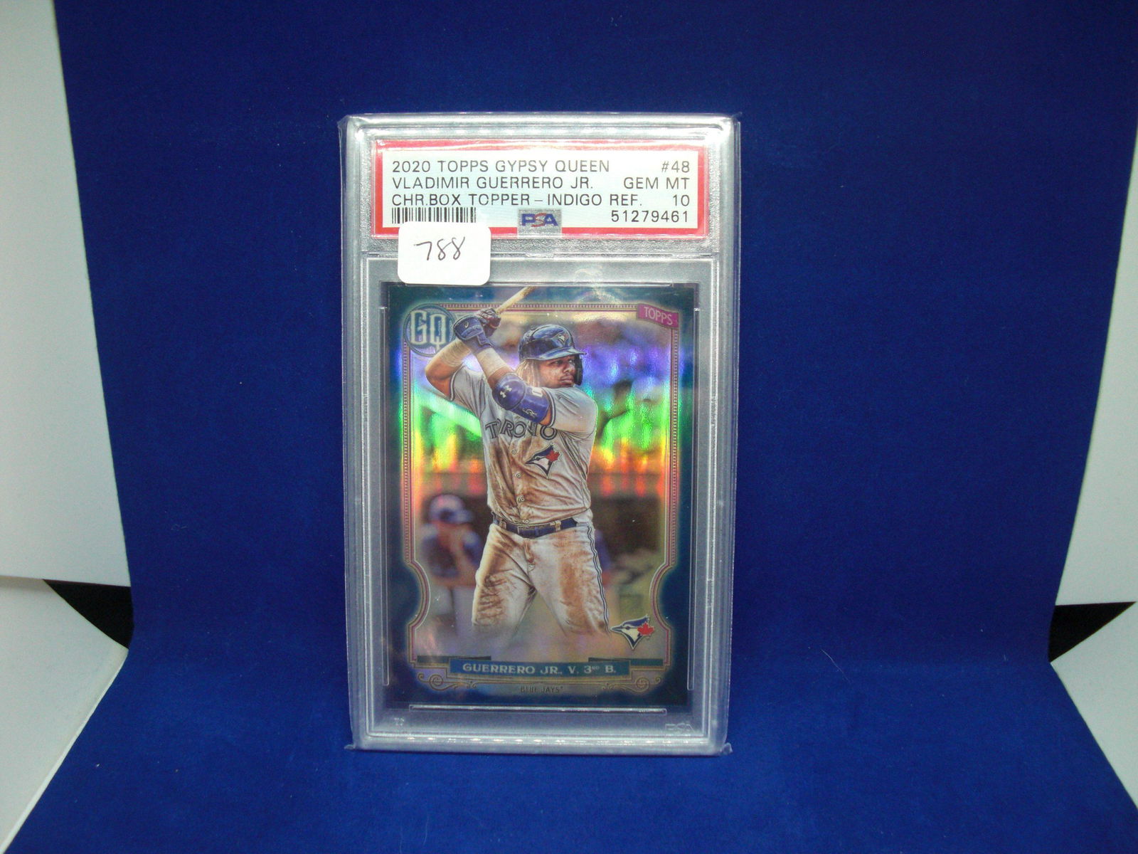 psa gem 10 vladimir guerrero indigo refractor 055/150 (1 of 1)