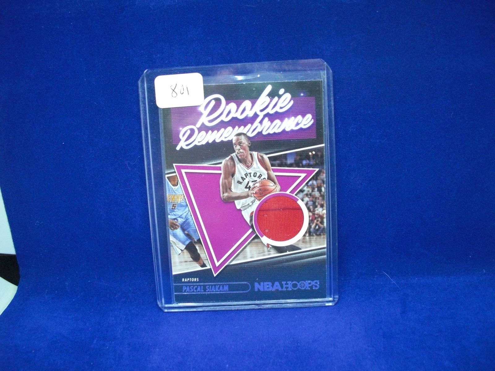 pascal siakam rookie remembrance patch card (1 of 1)